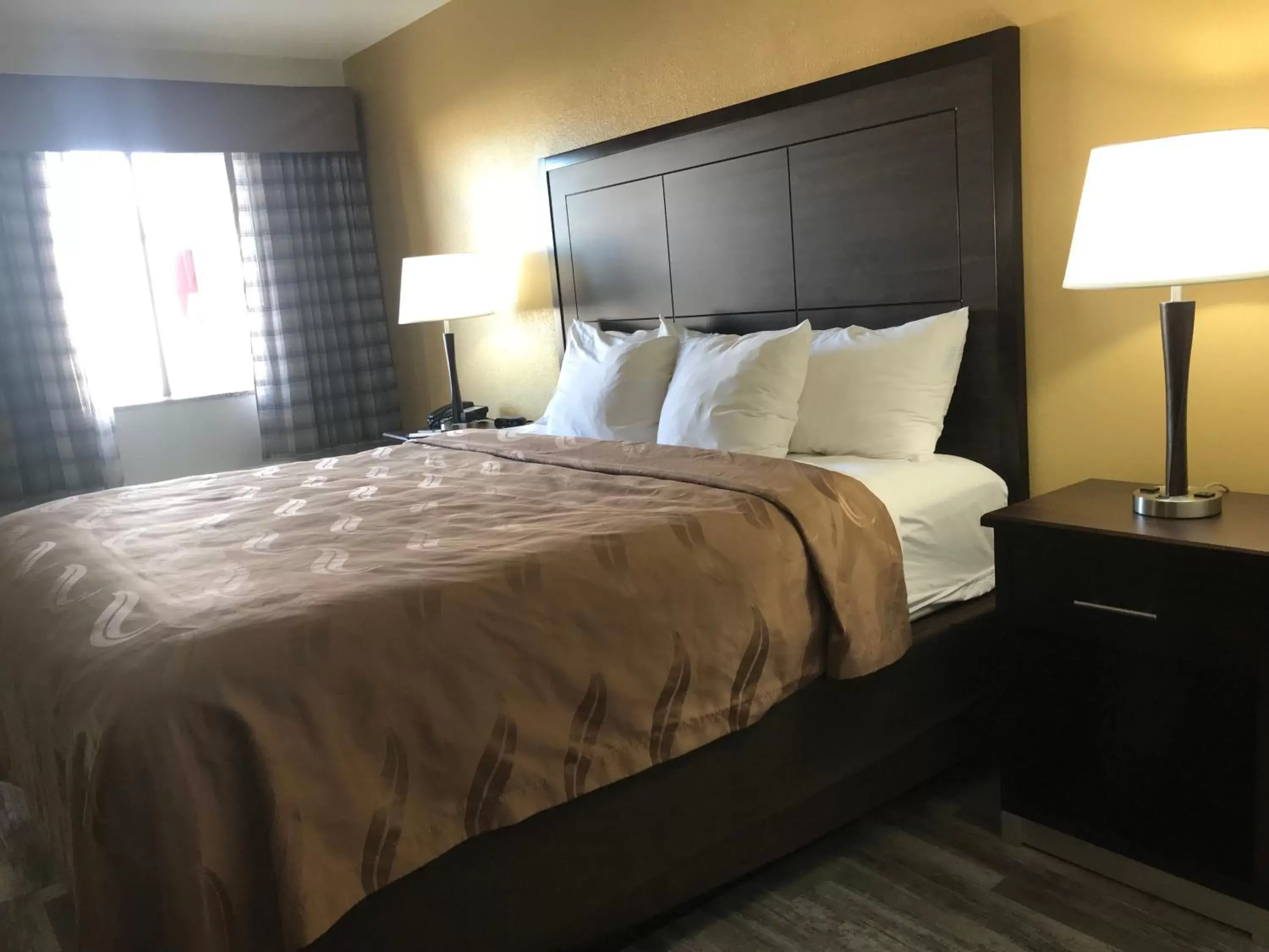 Standard King Room with Roll In Shower - Accessible/Non-Smoking in Quality Inn & Suites near Downtown Mesa Standard King Room with Roll In Shower - Accessible/Non-Smoking in Quality Inn & Suites near Downtown Mesa