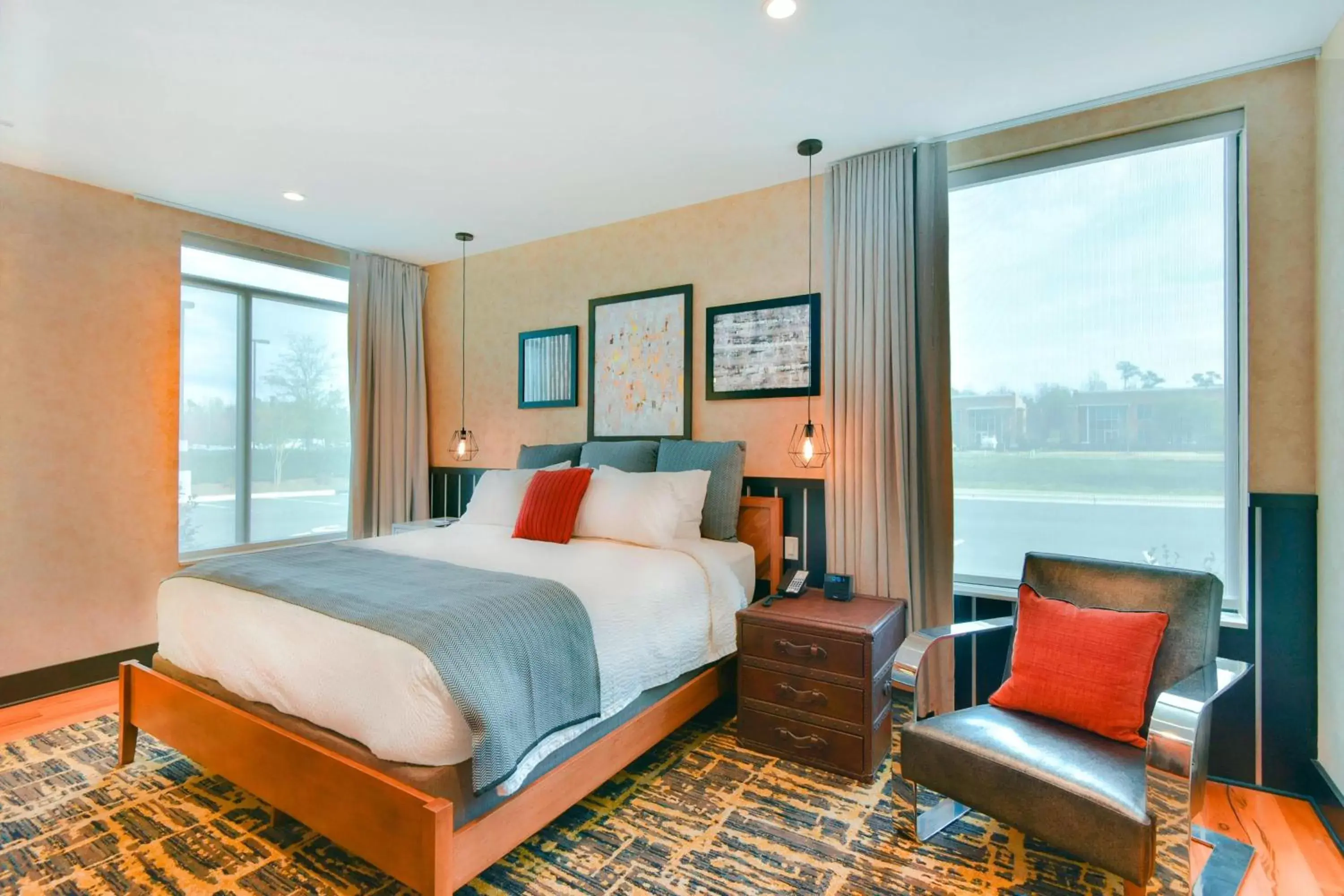 Bedroom in SpringHill Suites by Marriott Wilmington Mayfaire