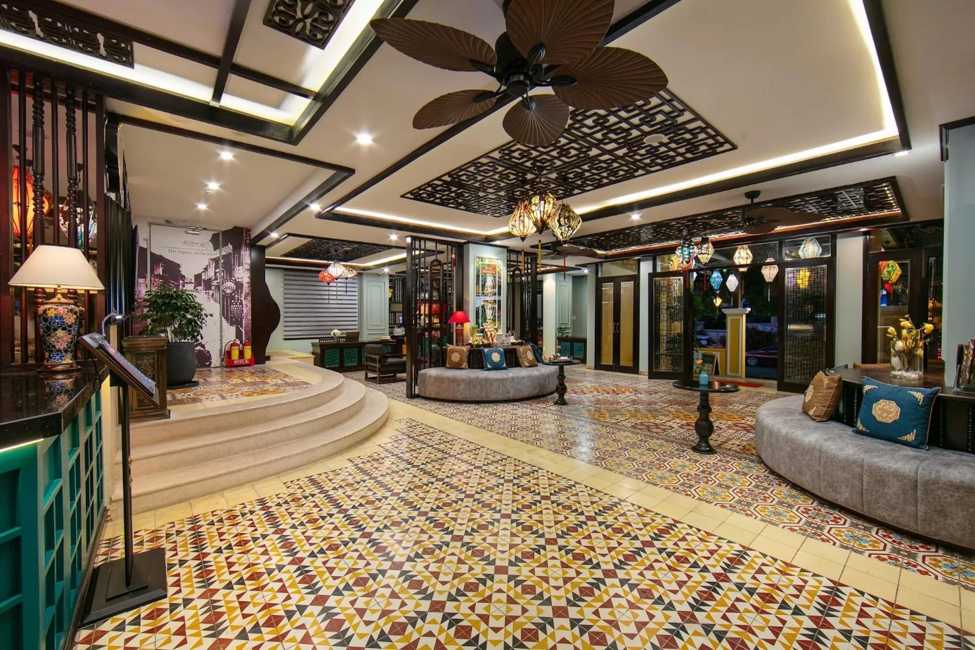 Lobby or reception in La Charm Hoi An Hotel & Spa