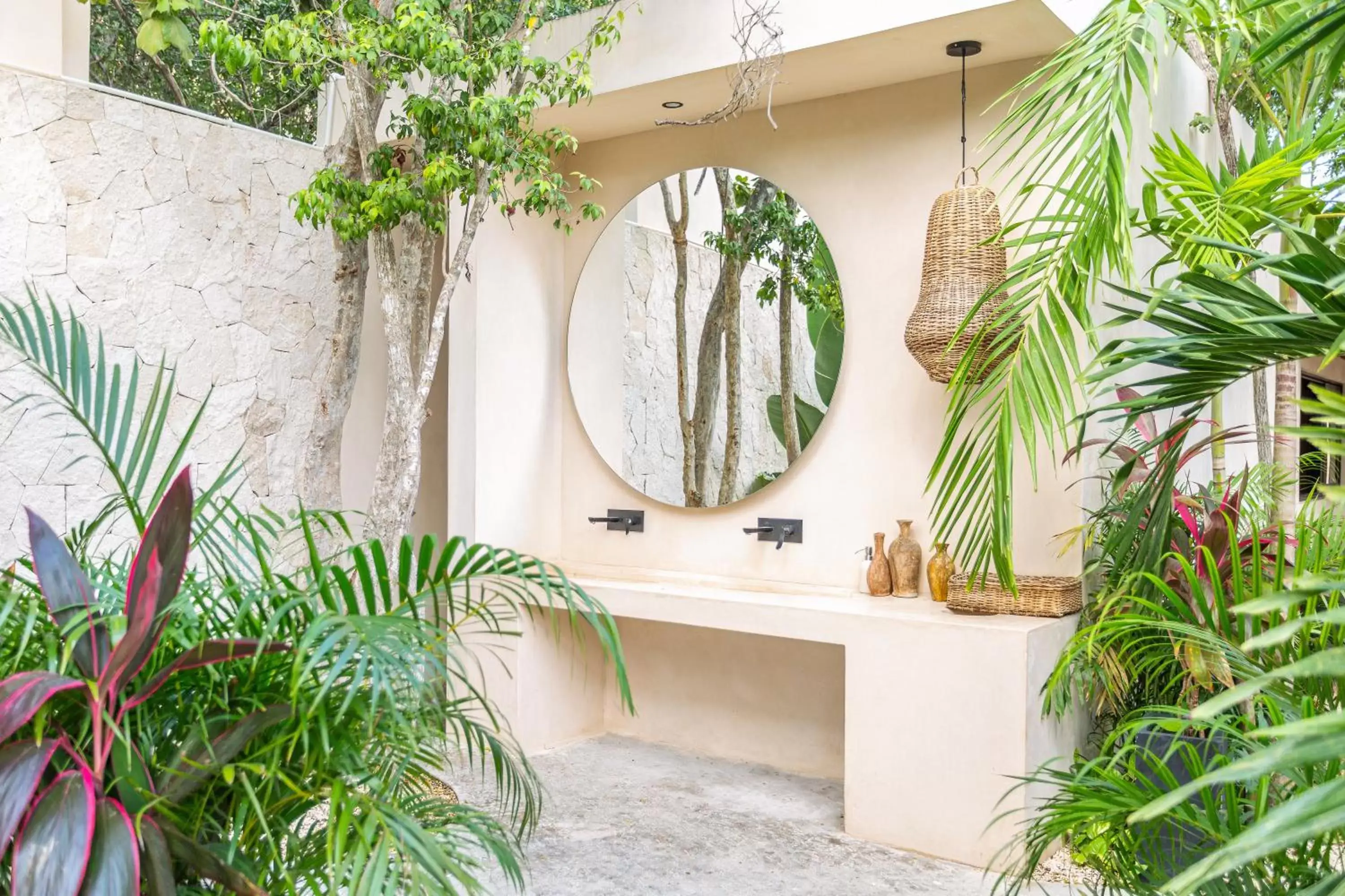 Garden in Atman Residences Tulum Hotel