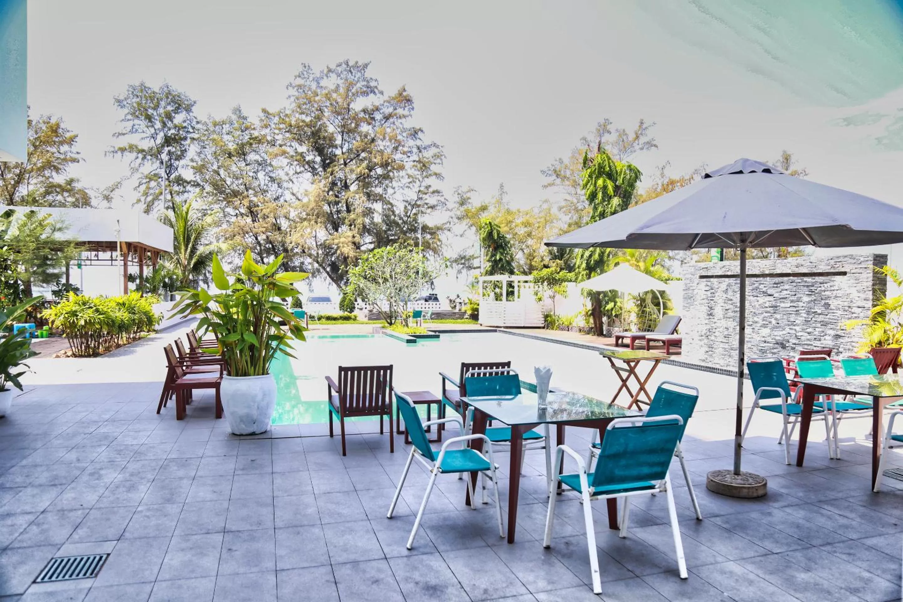 Seating area in Naiya Sea Resort