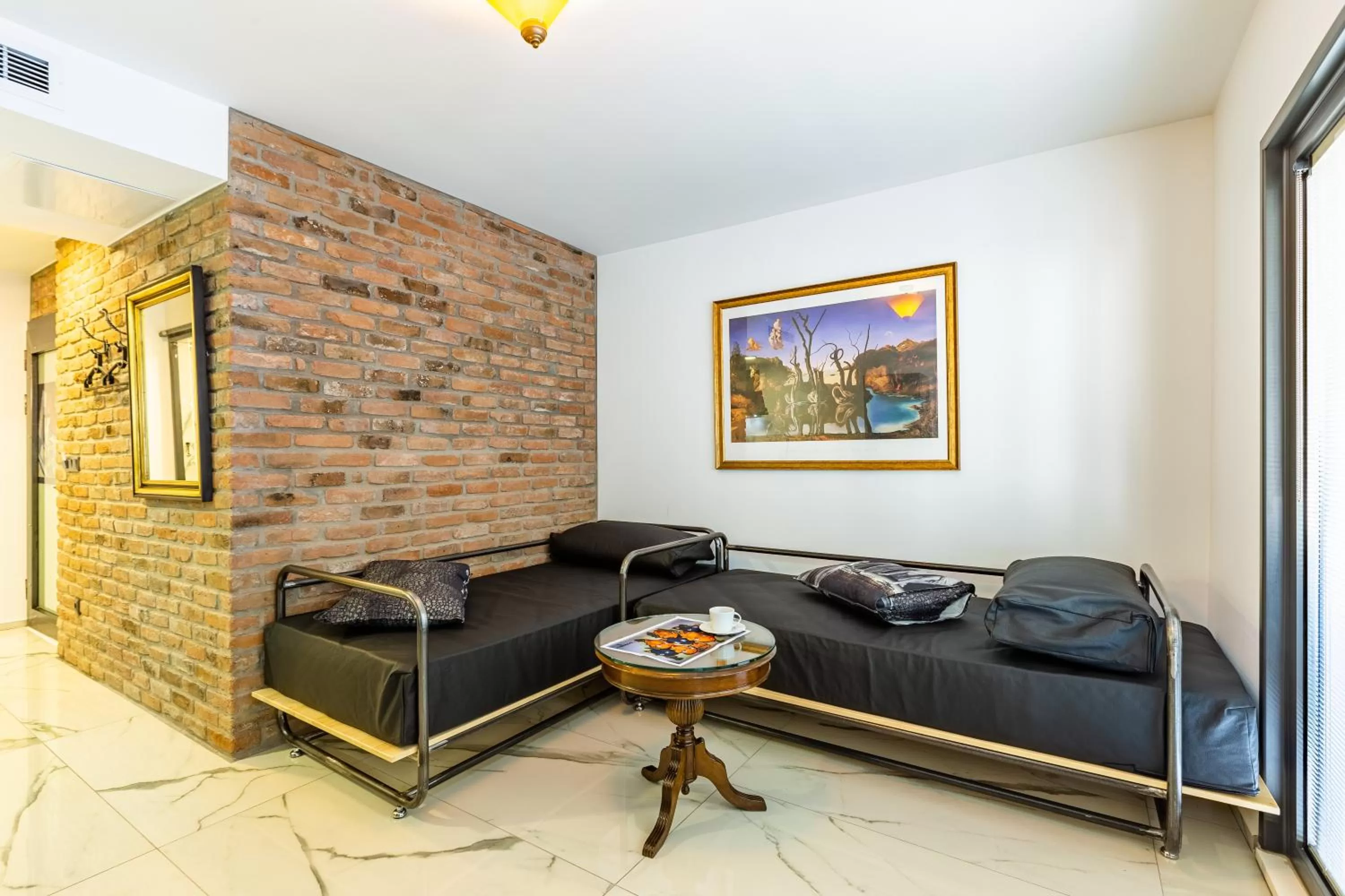 Bed in Villa Pera Suite Hotel