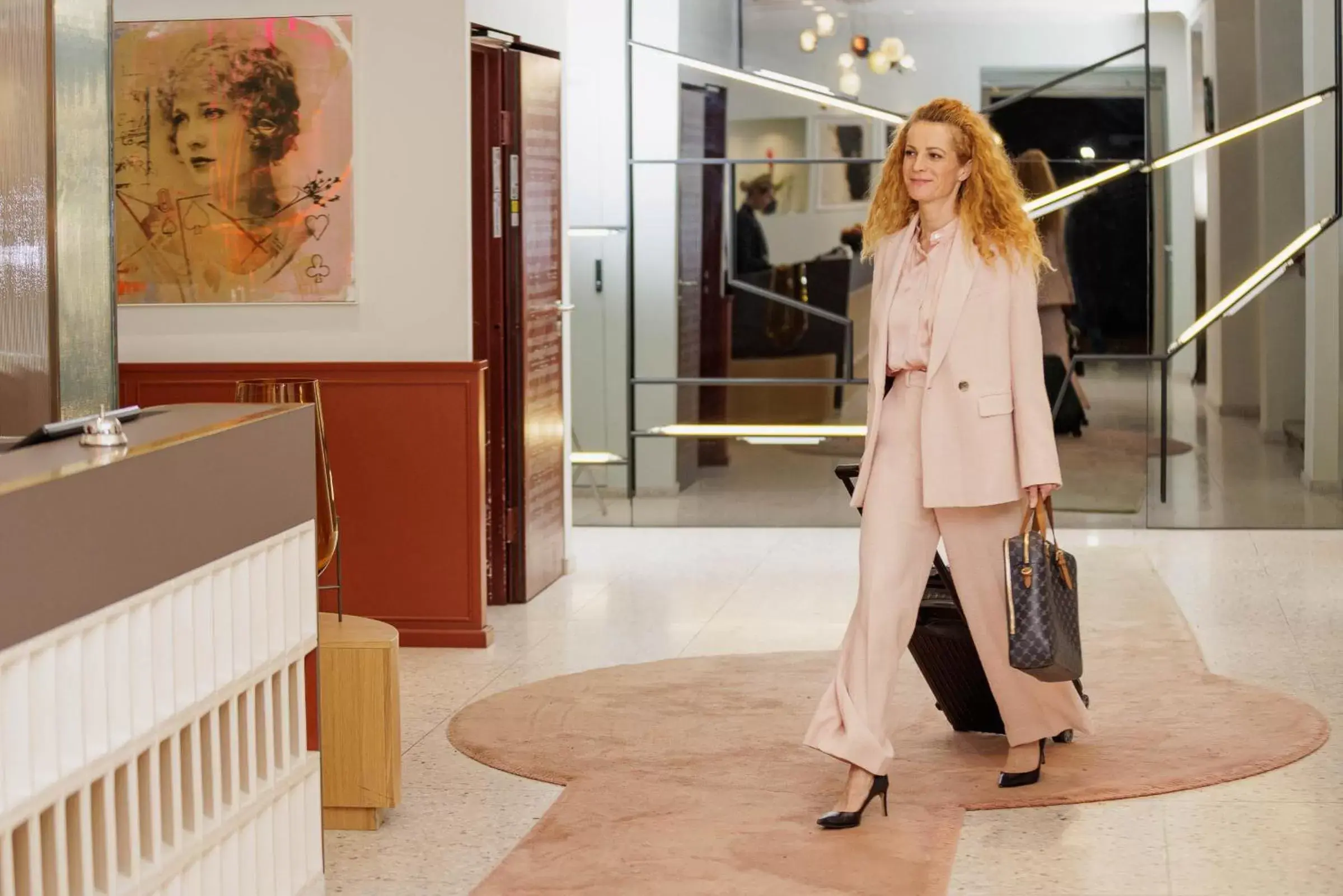 Lobby or reception in Der Wilhelmshof Lobby or reception in Der Wilhelmshof