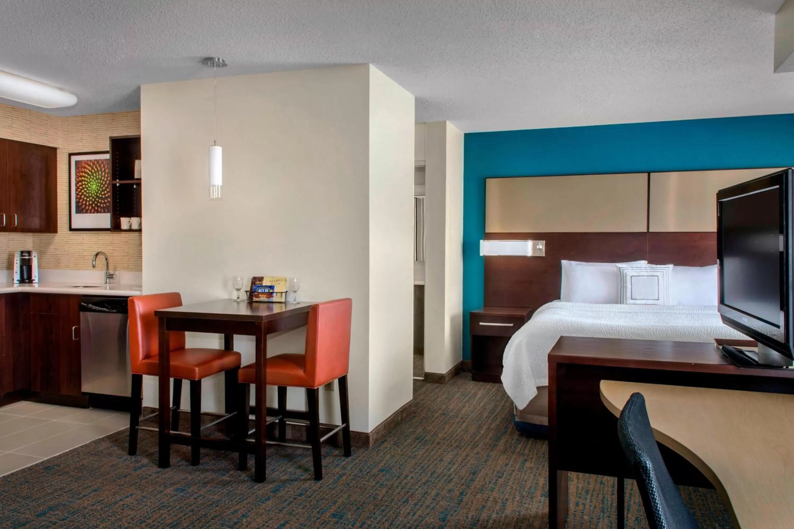 Bedroom, Bed in Residence Inn Pittsburgh Cranberry Township