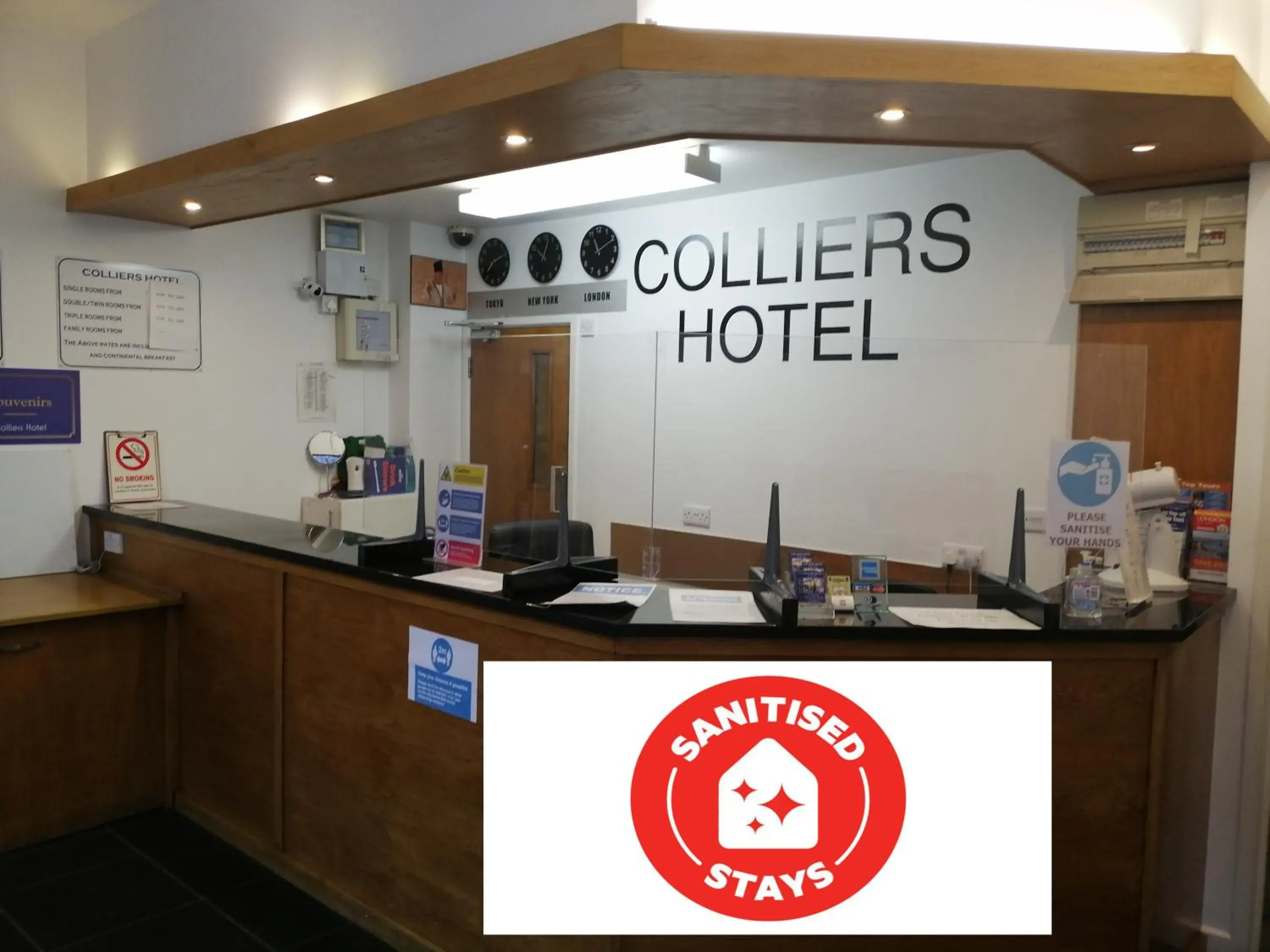 Property logo or sign, Lobby/Reception in Colliers Hotel
