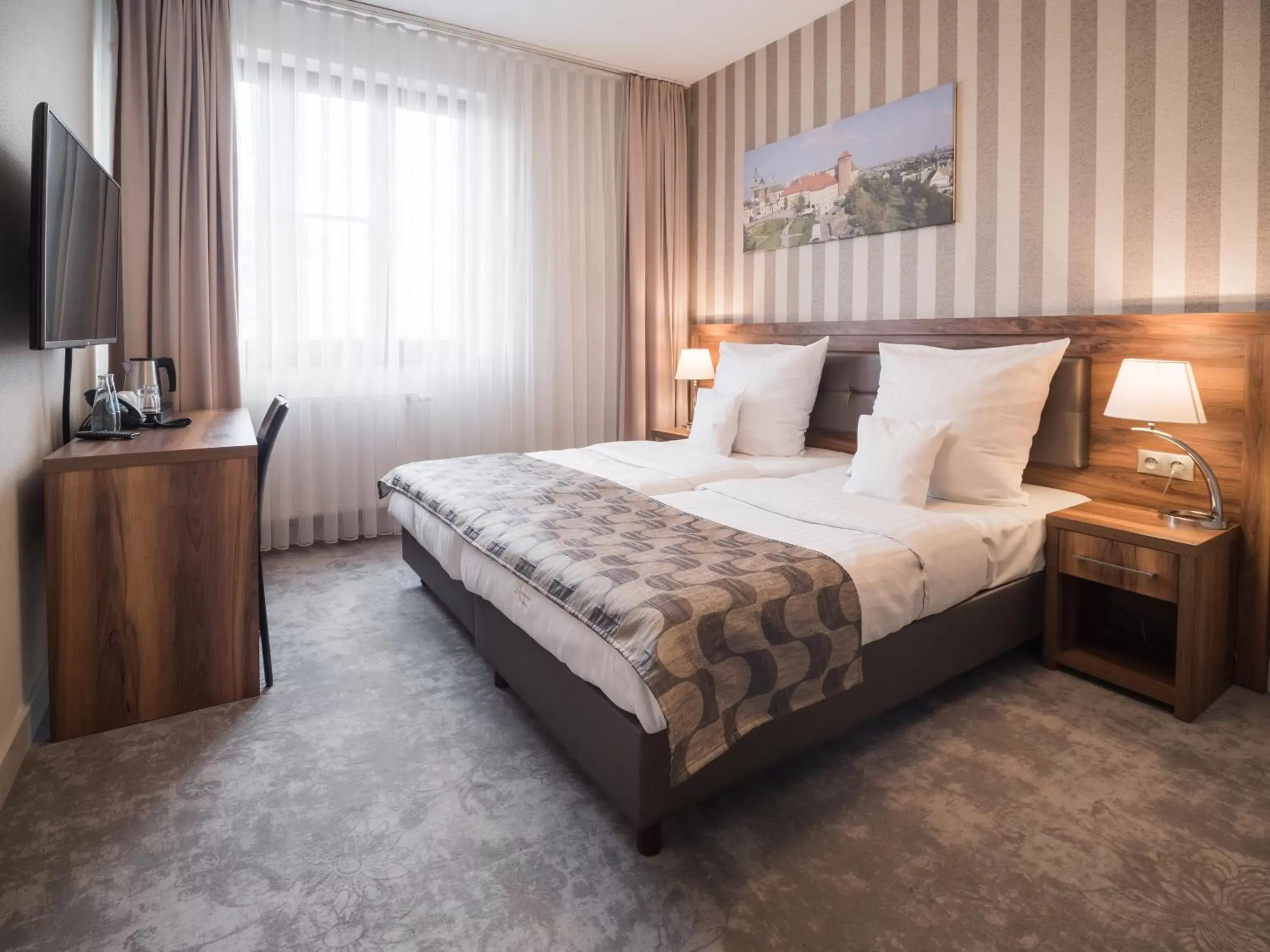 Twin Premium in Hotel Miodowa Twin Premium in Hotel Miodowa
