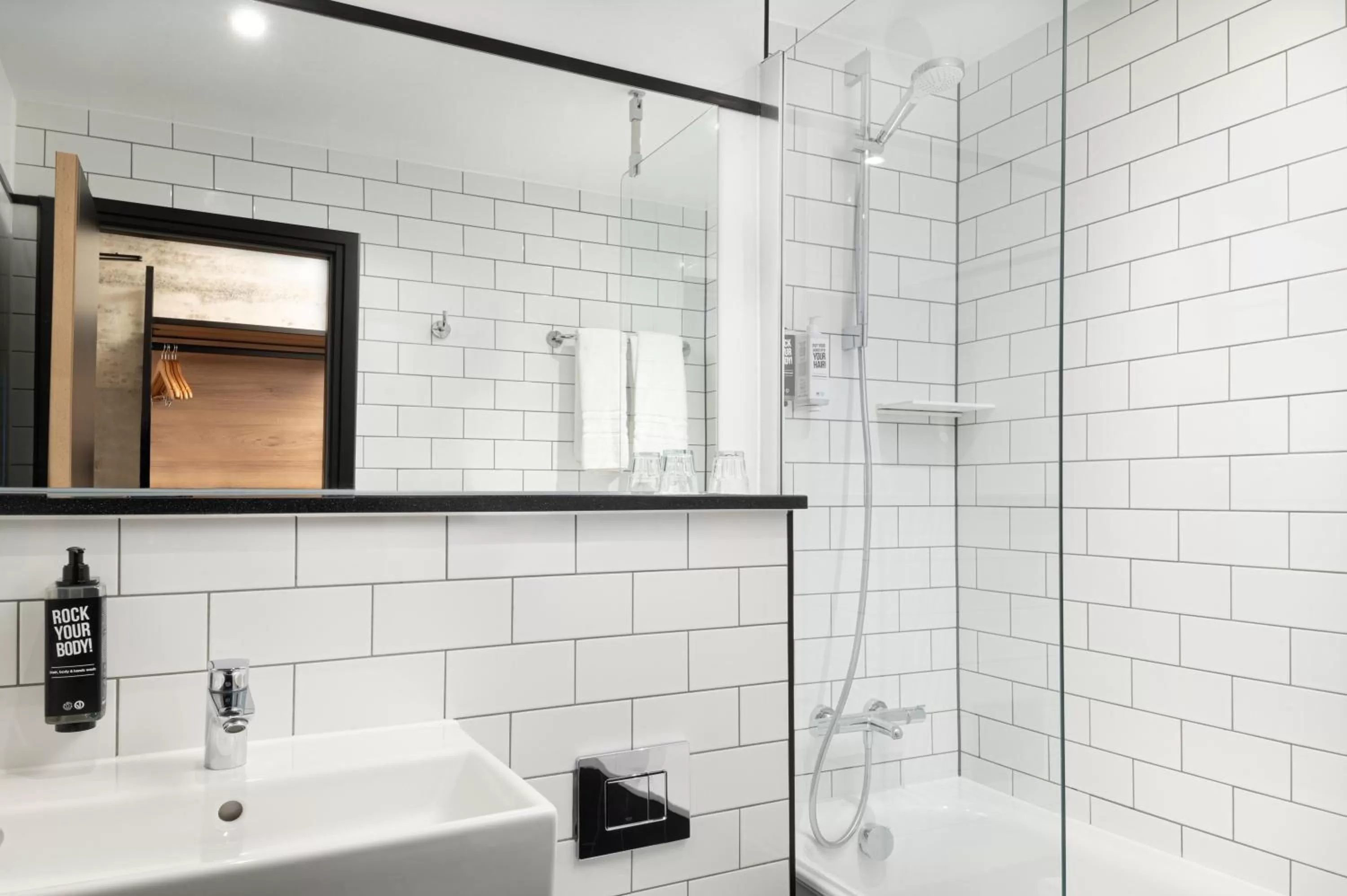 Bathroom in ibis London Earls Court