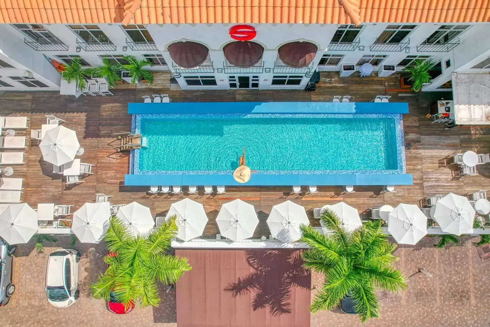 Pool View in Spanish Court Hotel - A Small Luxury Hotel