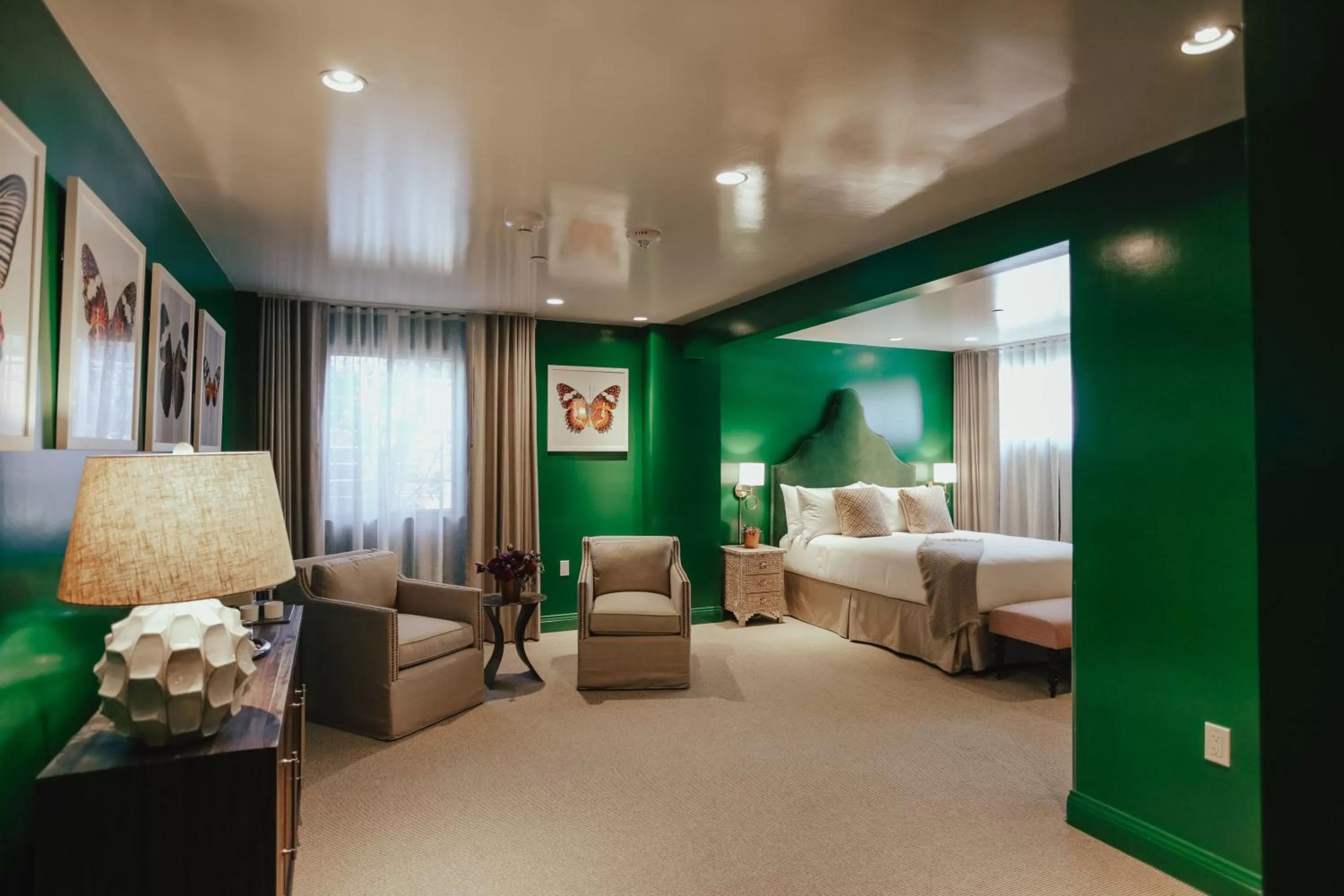 Bed in The Winston Solvang