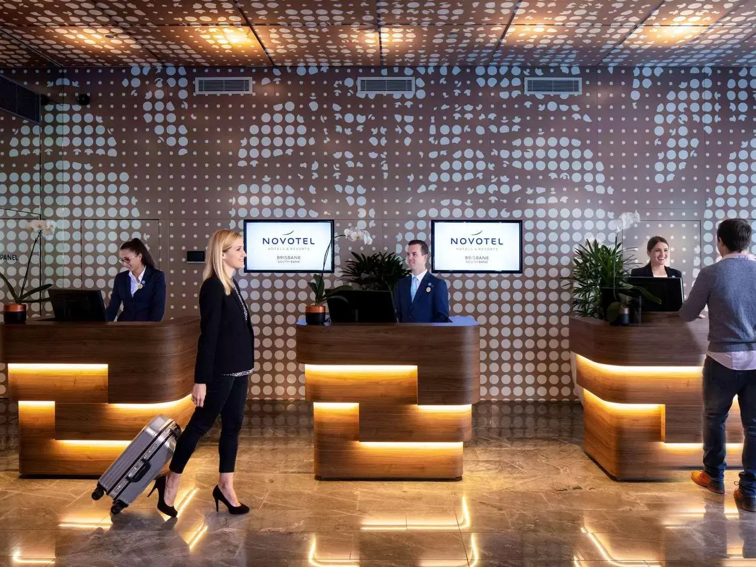 Lobby or reception in Novotel Brisbane South Bank