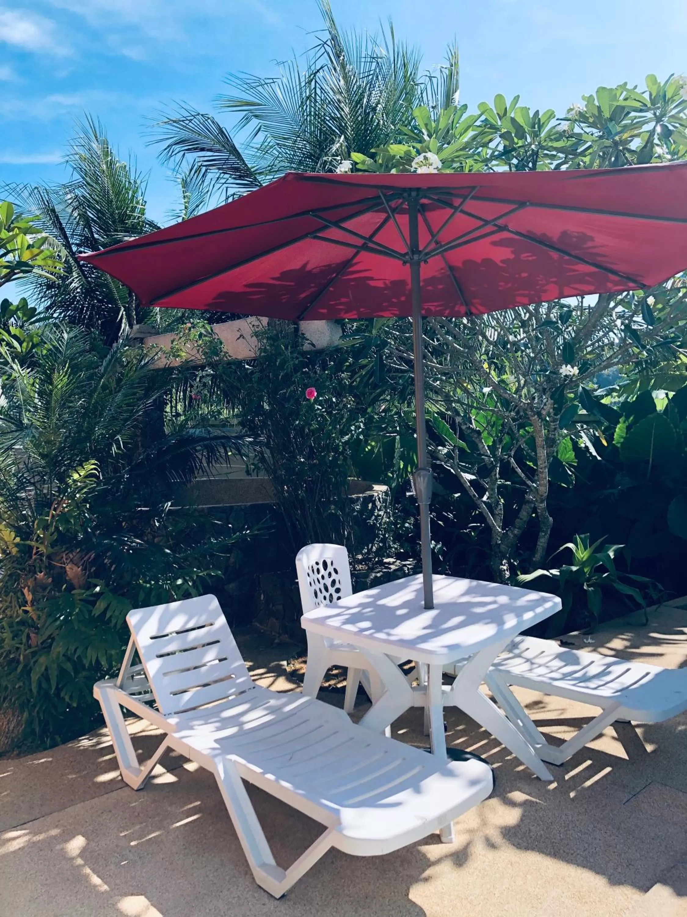 Patio in Chuu Pun Village Resort