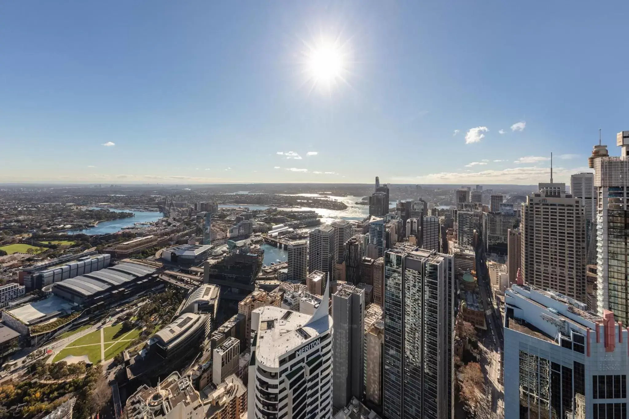 View (from property/room), Bird's-eye View in Meriton Suites World Tower, Sydney