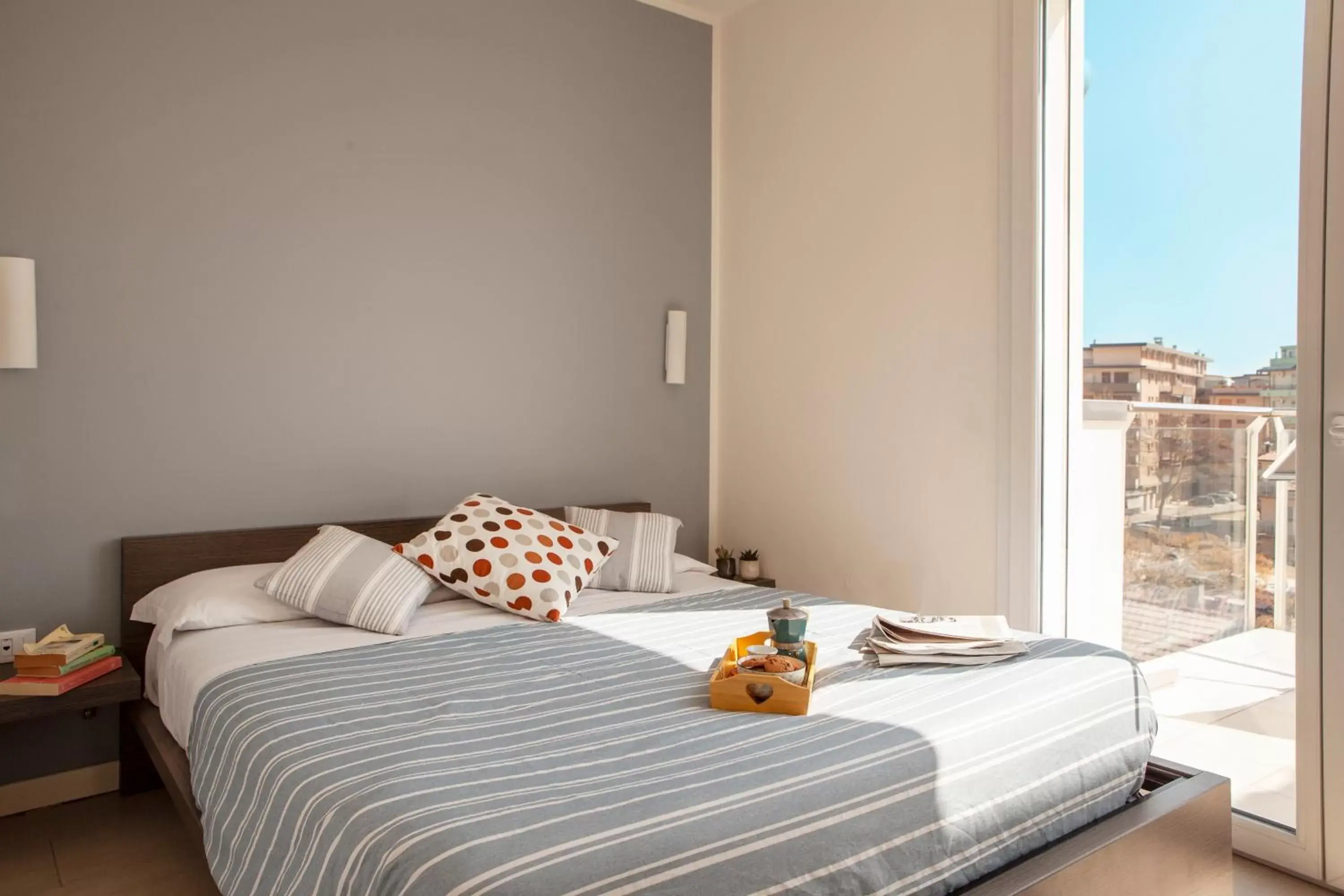Bedroom, Bed in Residence Sunrise Cesenatico