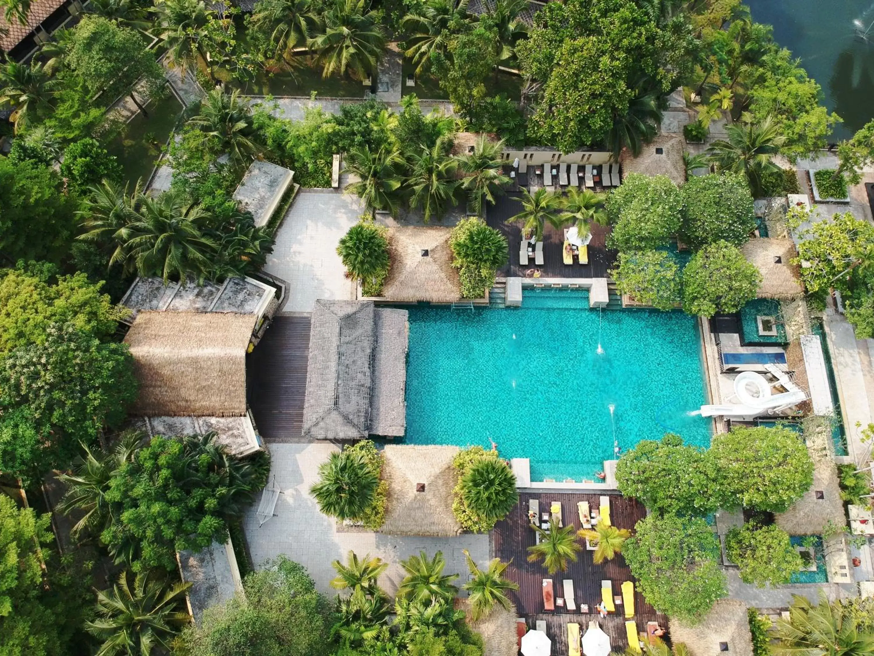 Swimming pool, Bird's-eye View in Centara Koh Chang Tropicana Resort