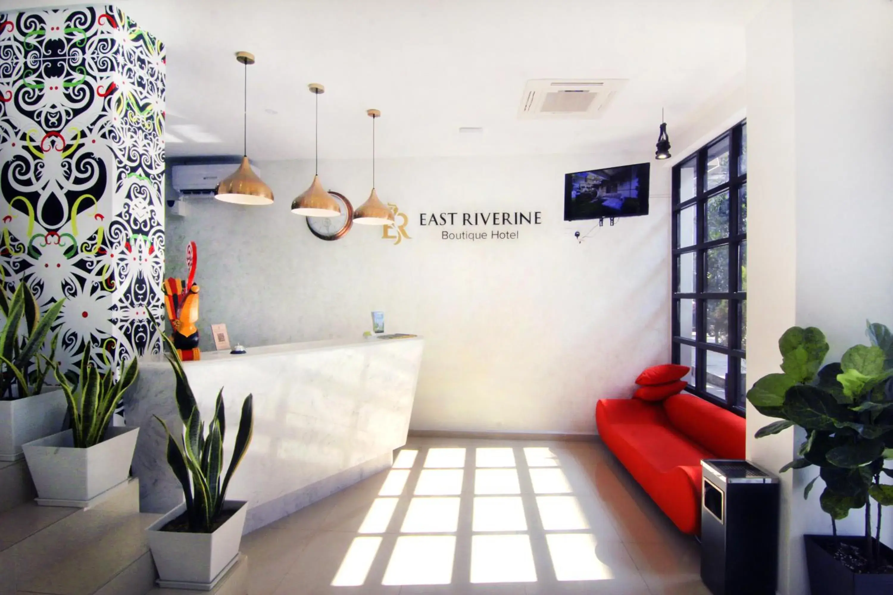 Lobby or reception, Bed in East Riverine Boutique Hotel Lobby or reception, Bed in East Riverine Boutique Hotel