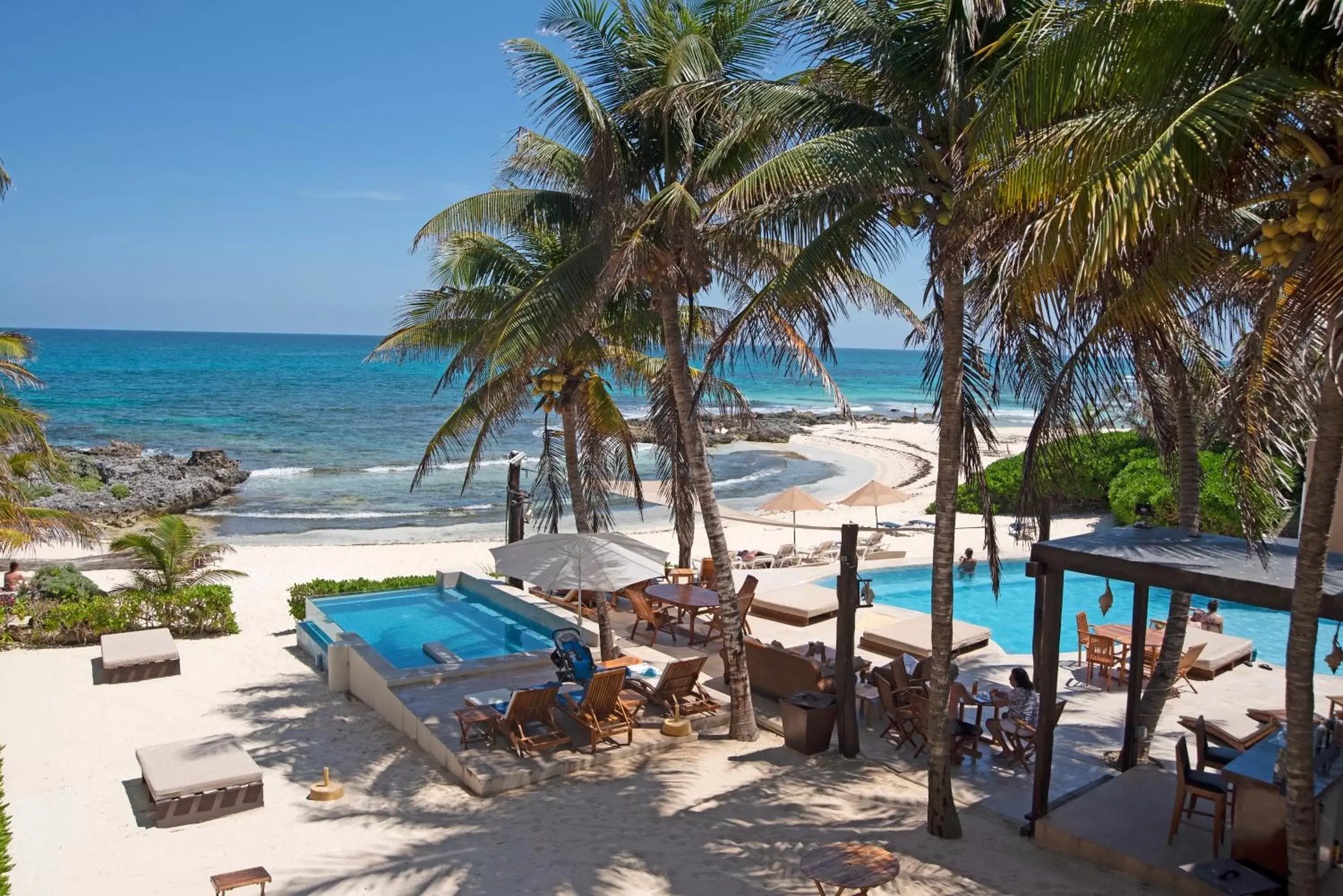 Pool View in Hotel Playa La Media Luna