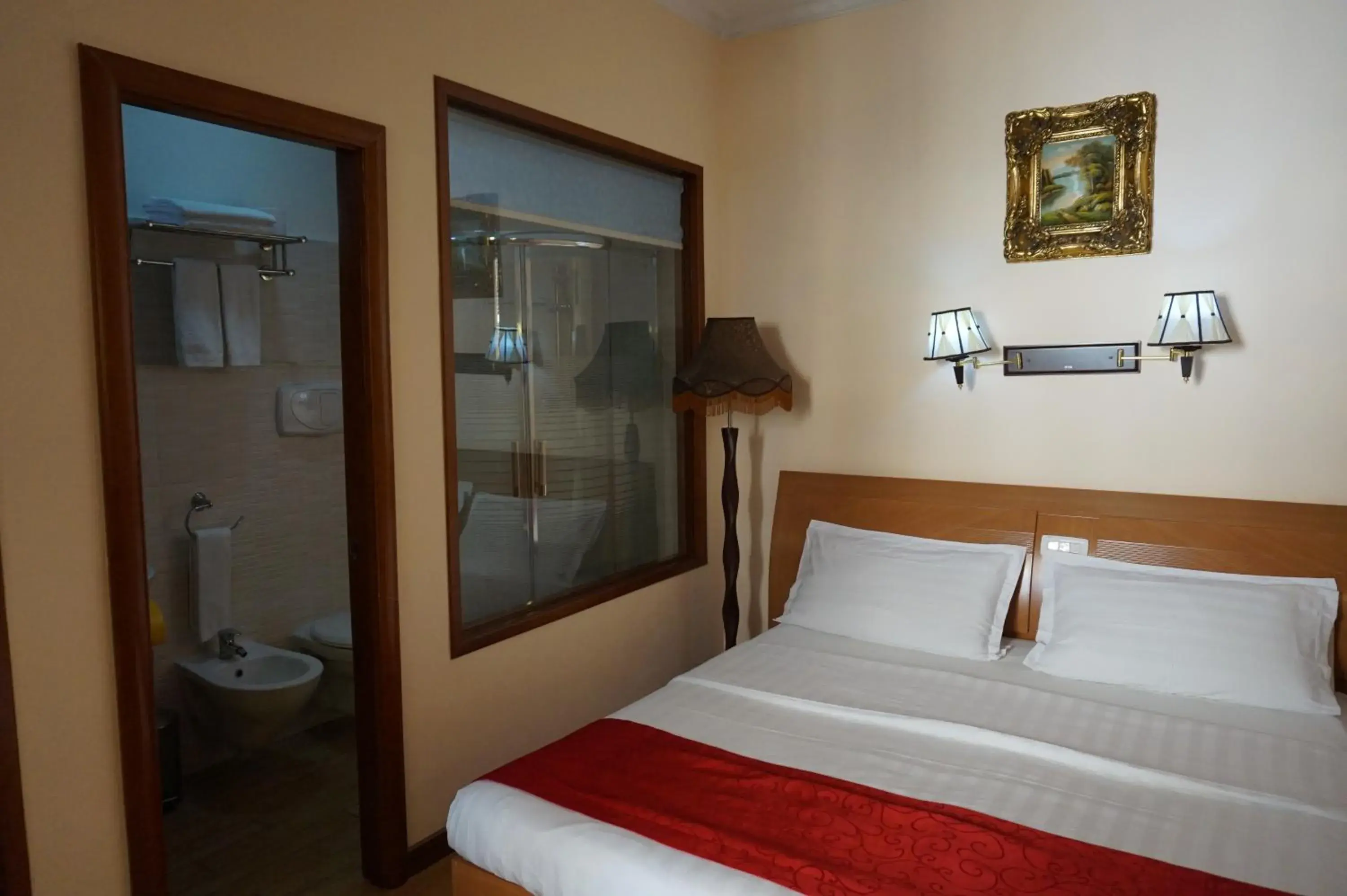 Bed in Hotel Filippo