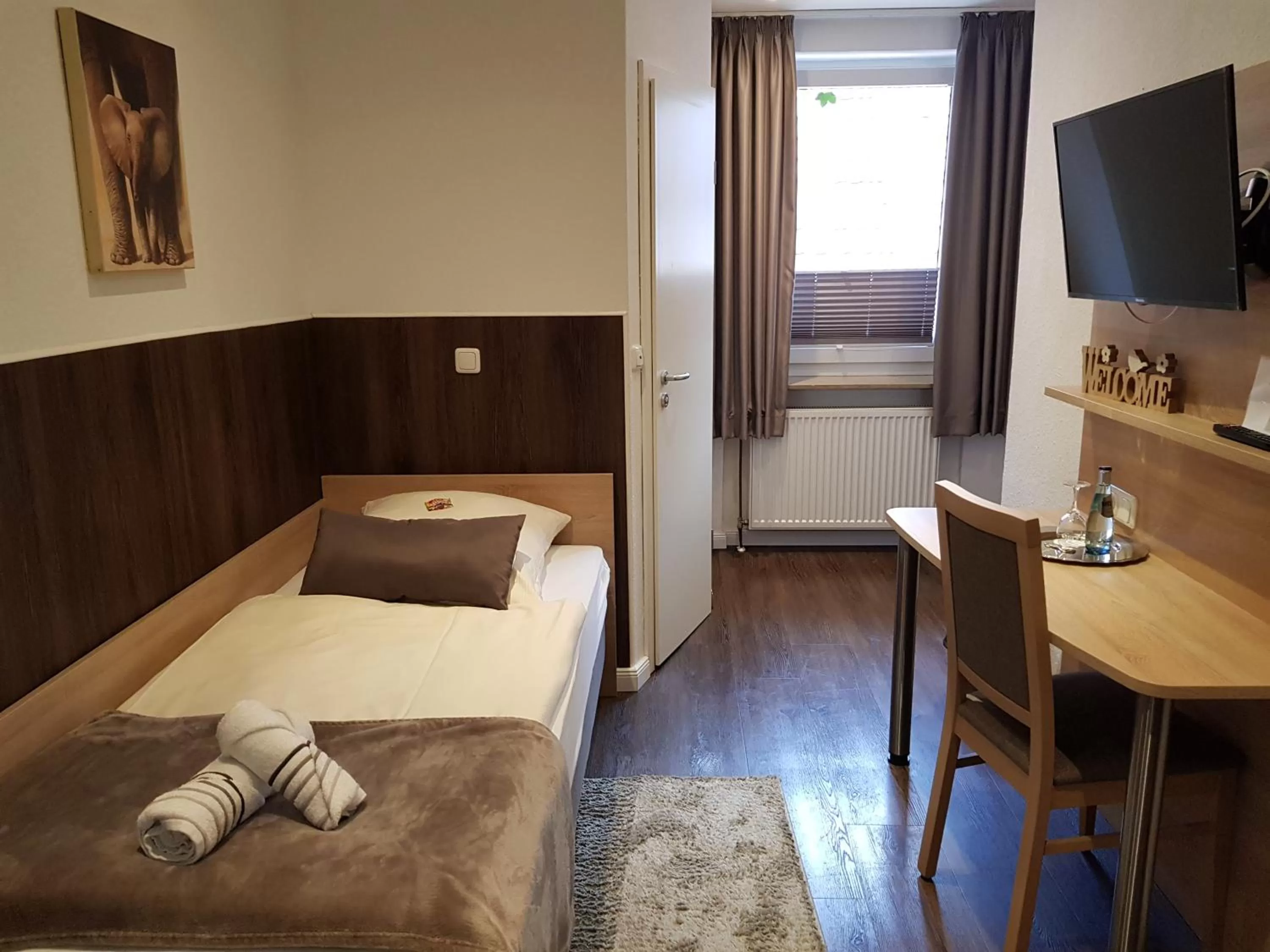 Bed in Hotel Steyerberger Hof