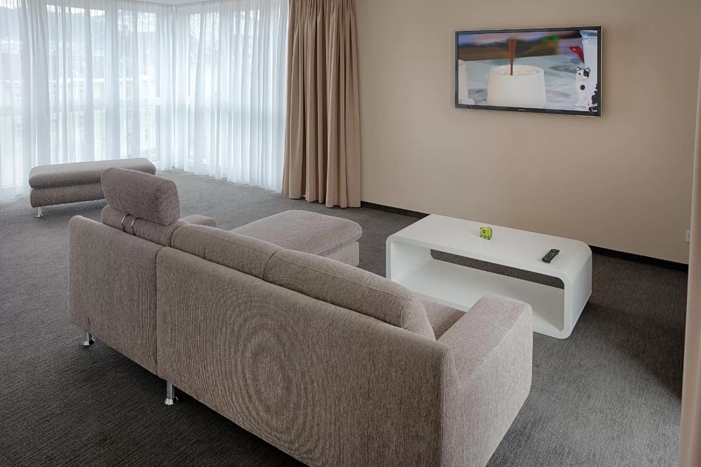 Seating area in MARA Hotel