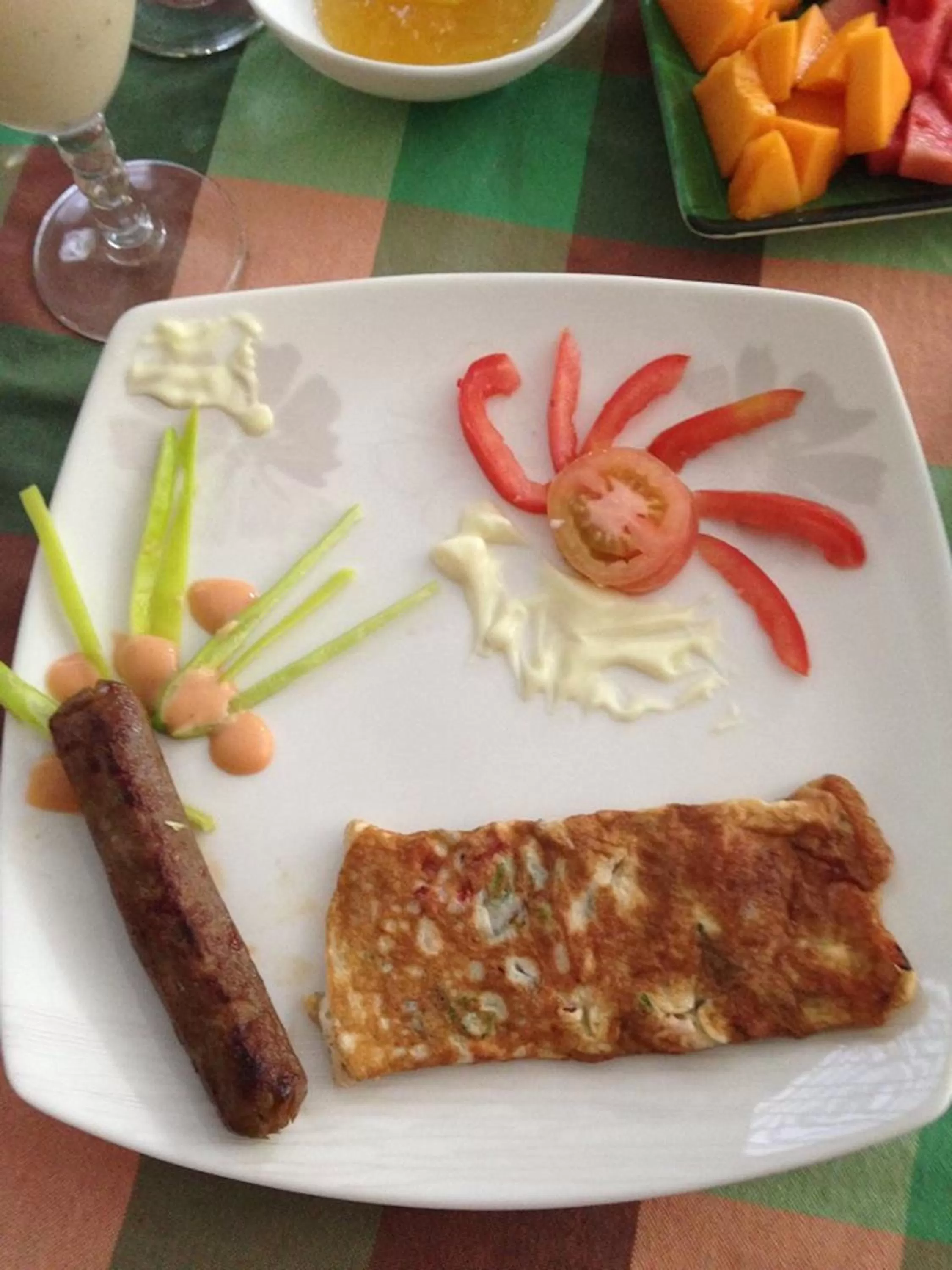 Food close-up, Food in Villa Taprobane