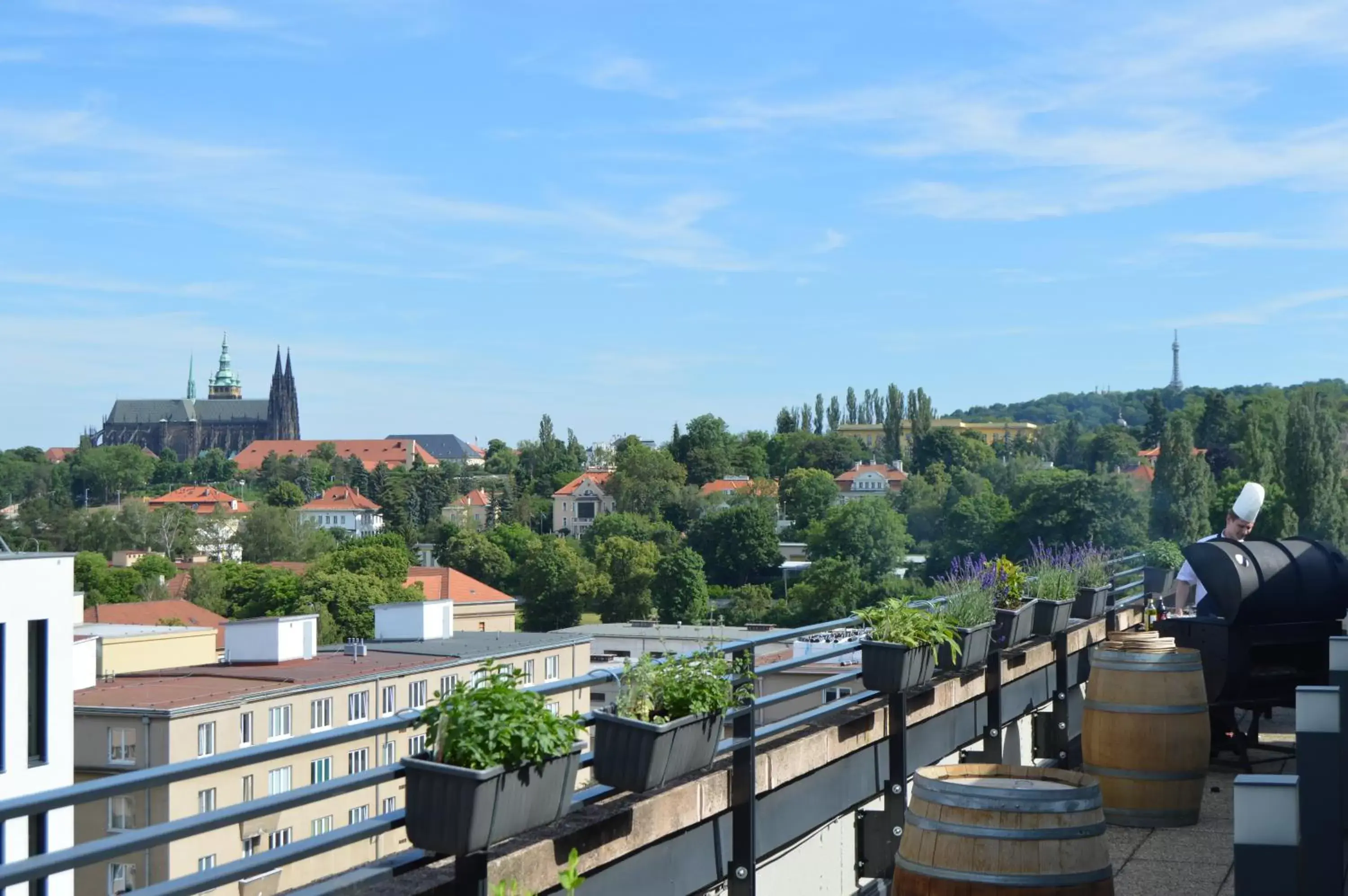 Balcony/Terrace in Vienna House by Wyndham Diplomat Prague