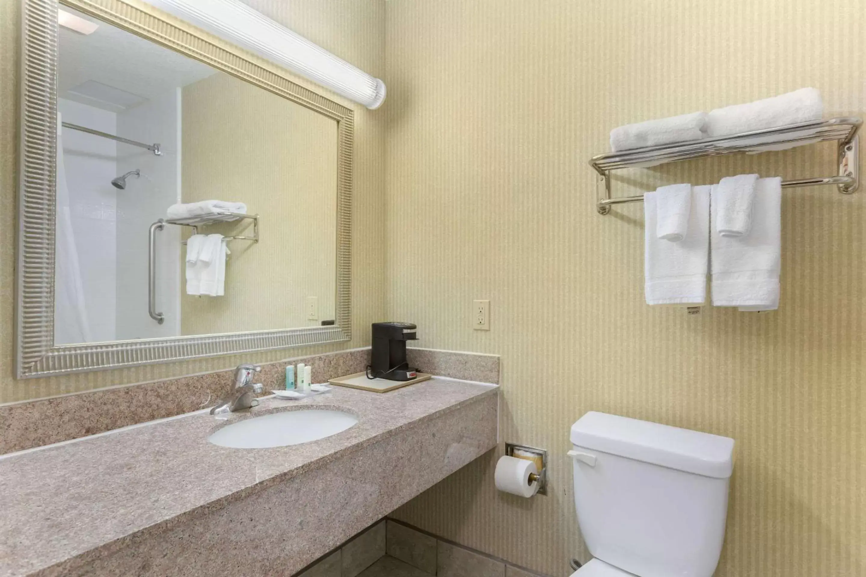 Bathroom in Quality Inn & Suites Oceanside Near Camp Pendleton