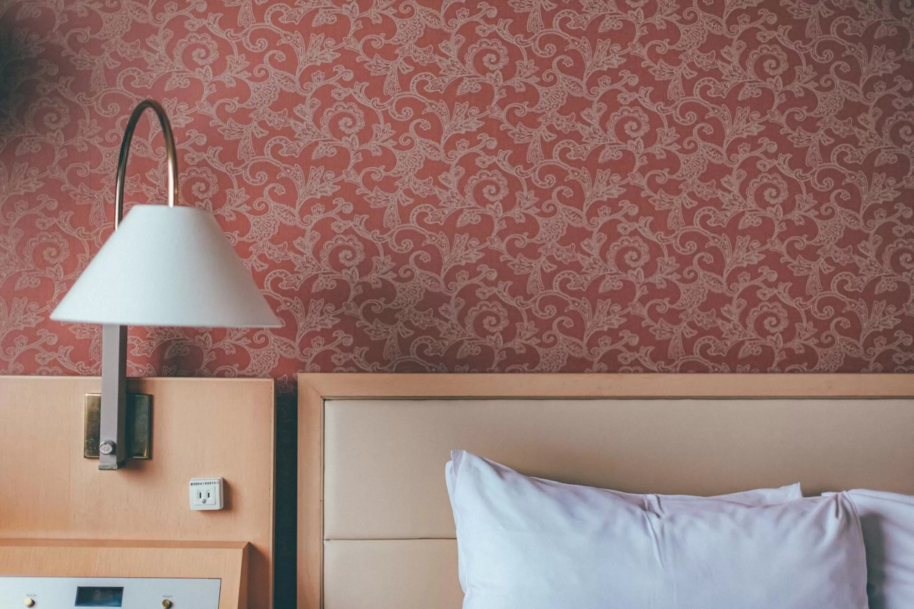 Bed in Numazu River Side Hotel