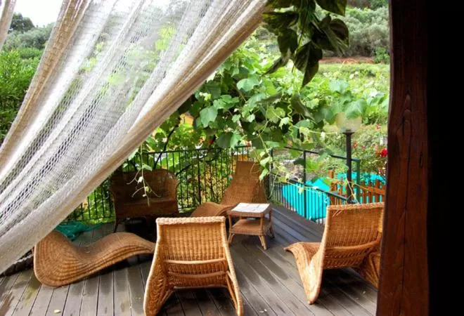 Patio in Hotel Marina