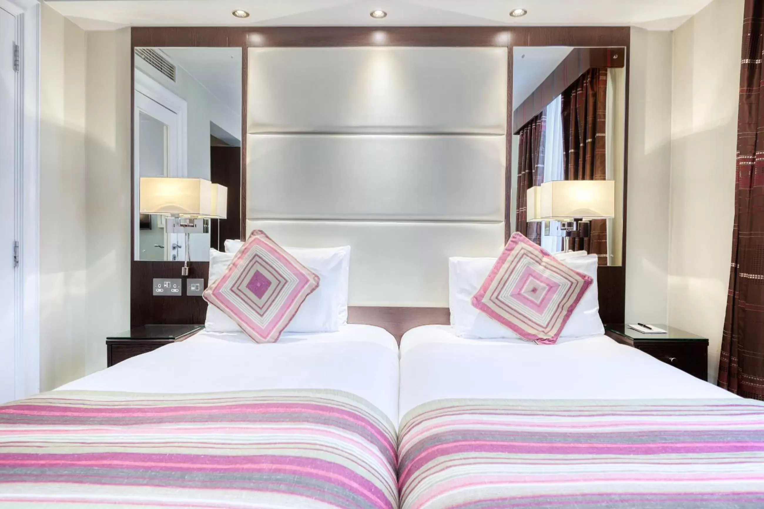 Bed in Grand Royale London Hyde Park