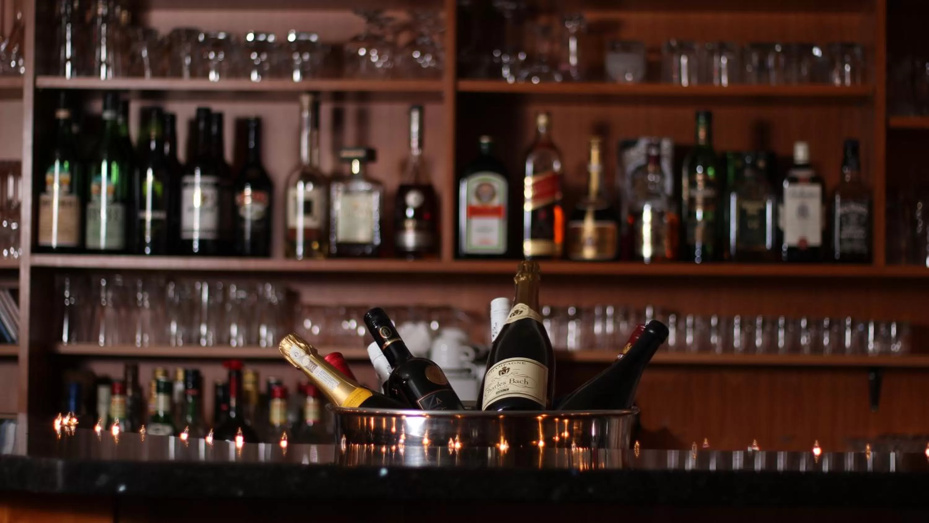 Lounge or bar in Hotel Bär