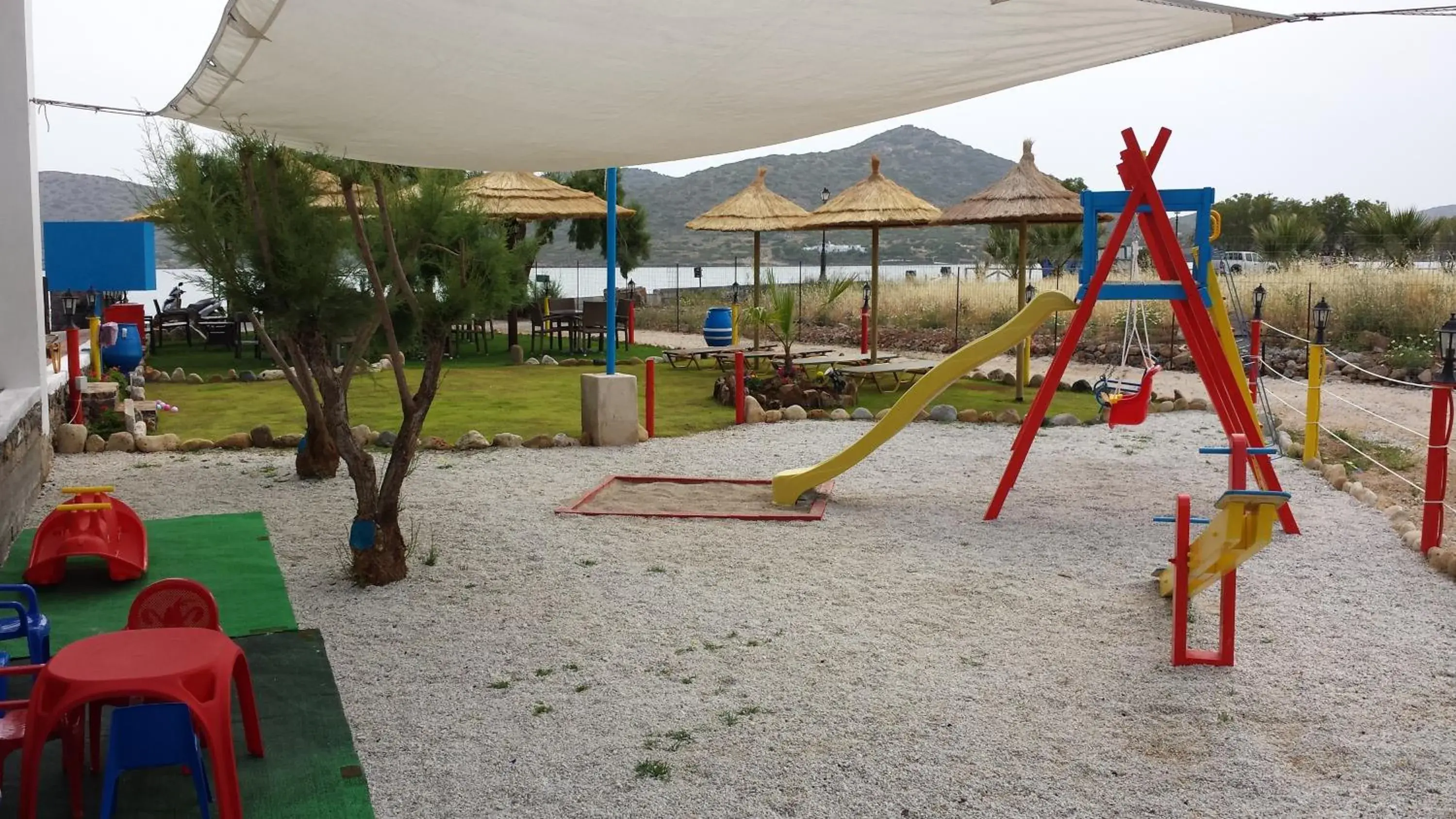 Children play ground, Children's Play Area in Elounda Sunrise Apartments