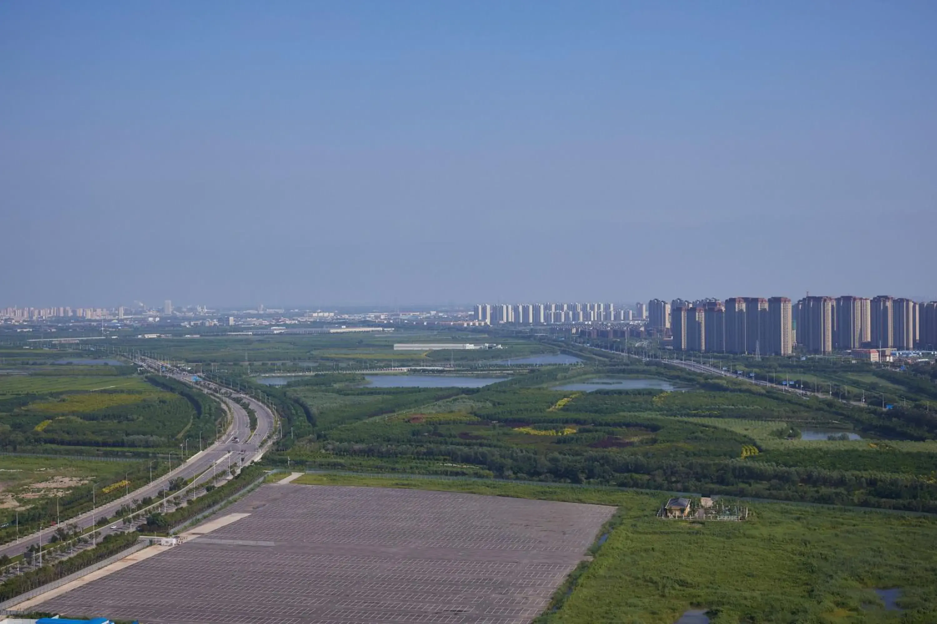 Property building, Bird's-eye View in Tianjin Marriott Hotel National Convention and Exhibition Center