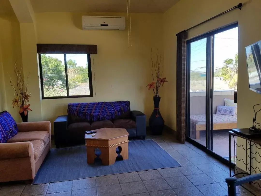 Seating Area in Loreto Playa Boutique Hotel