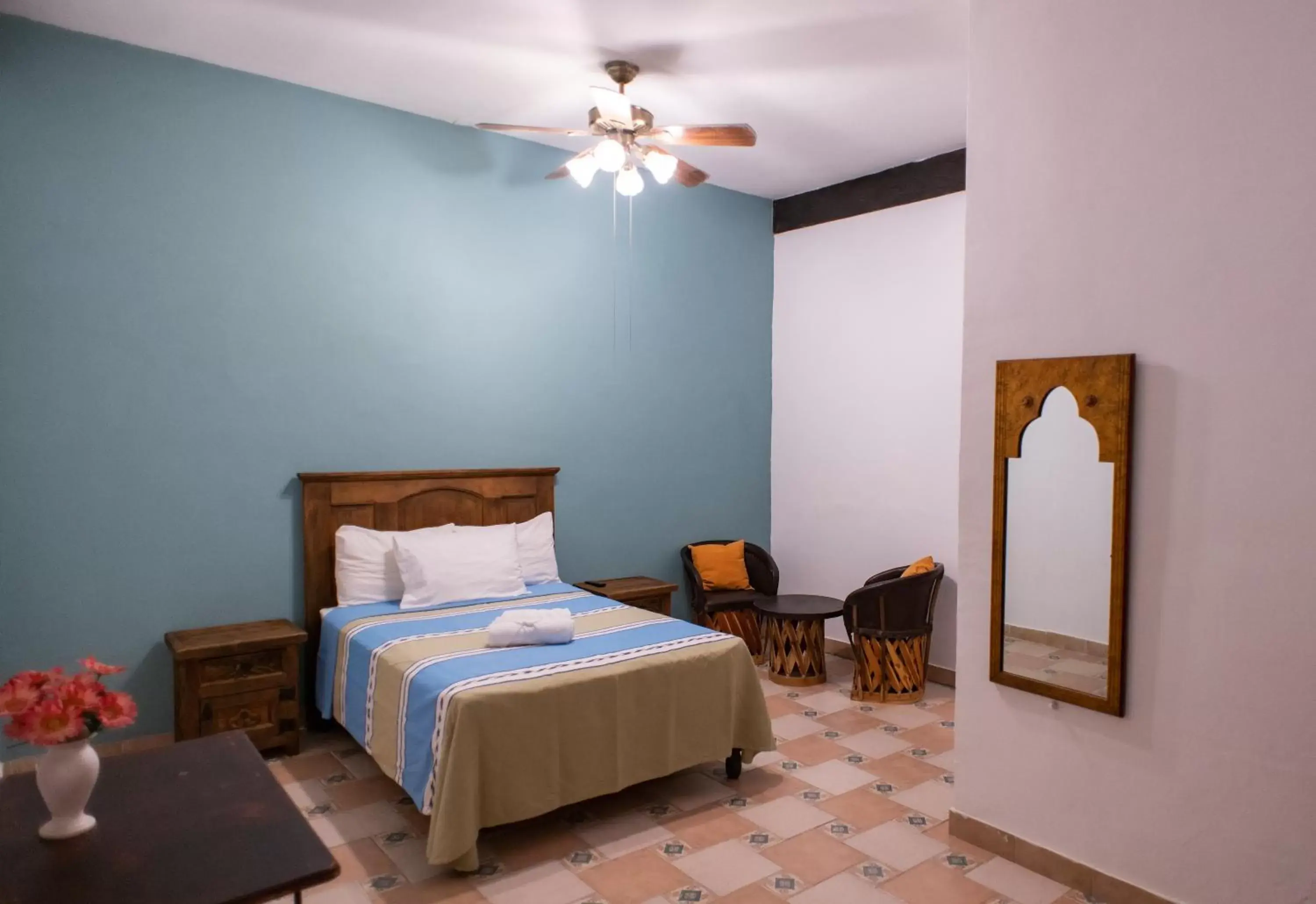 Bedroom, Bed in Posada San Miguelito