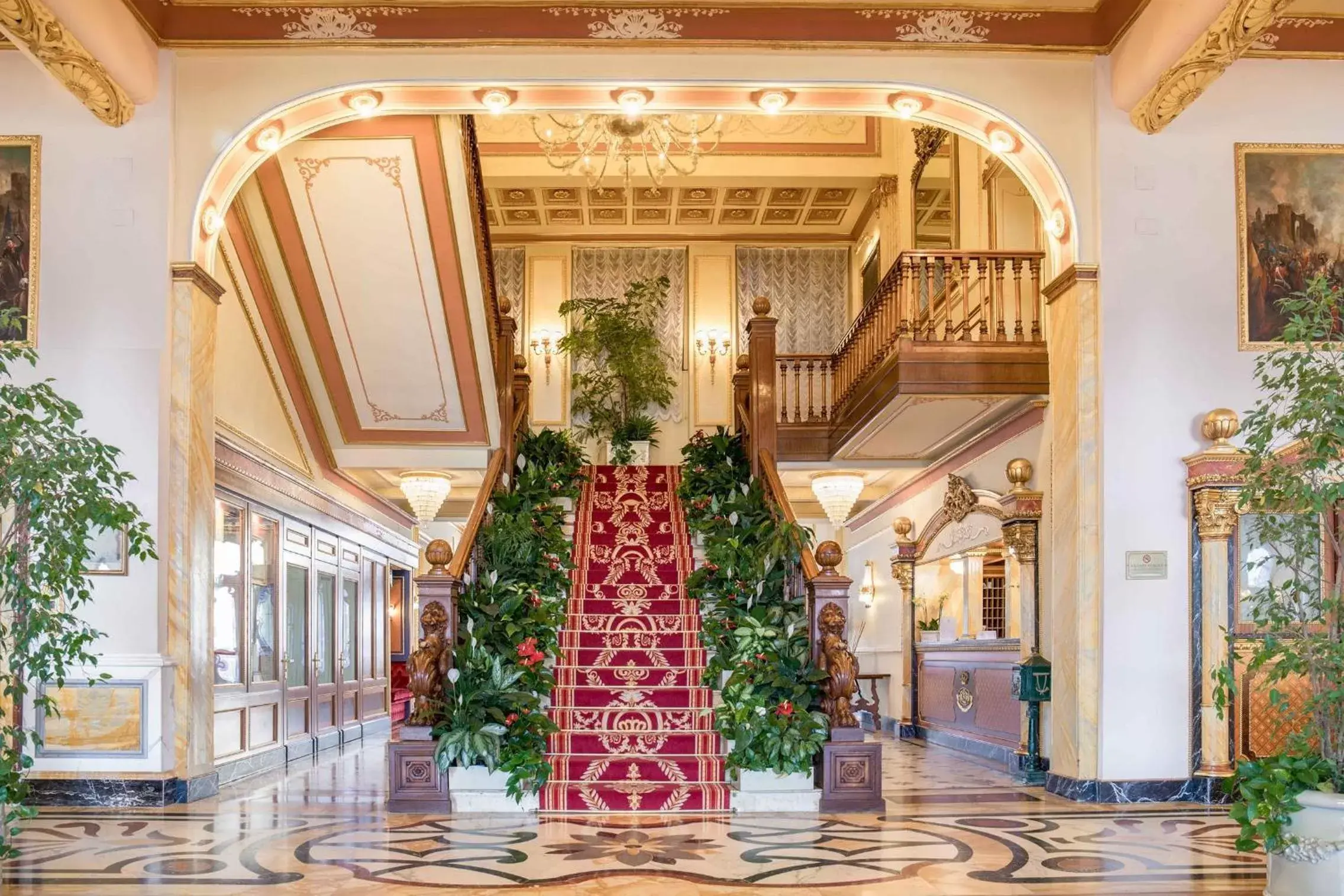 Lobby or reception in Hotel Regina Palace