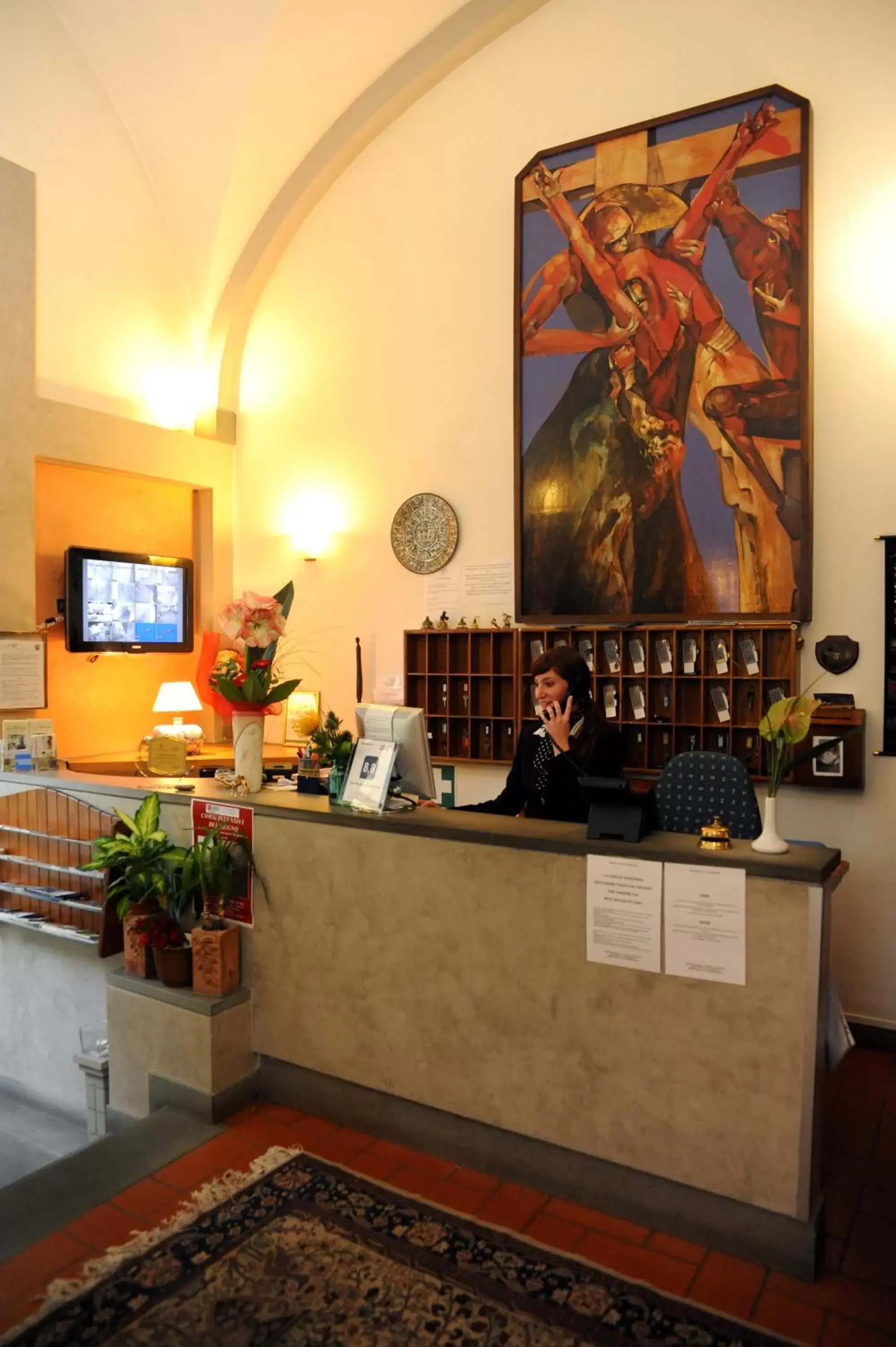 Staff, Lobby/Reception in Hotel Residence La Contessina