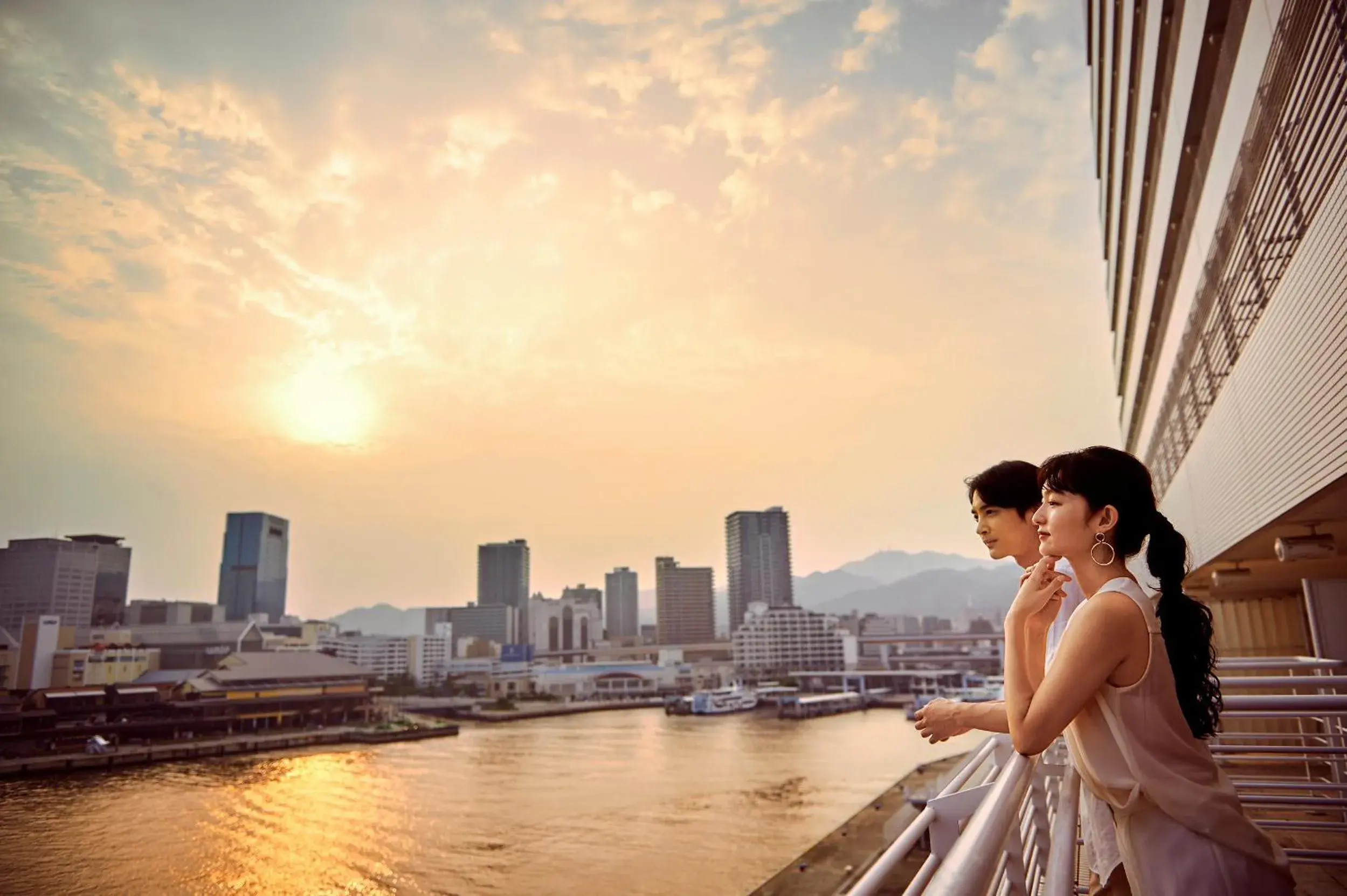 Balcony/Terrace in Kobe Meriken Park Oriental Hotel