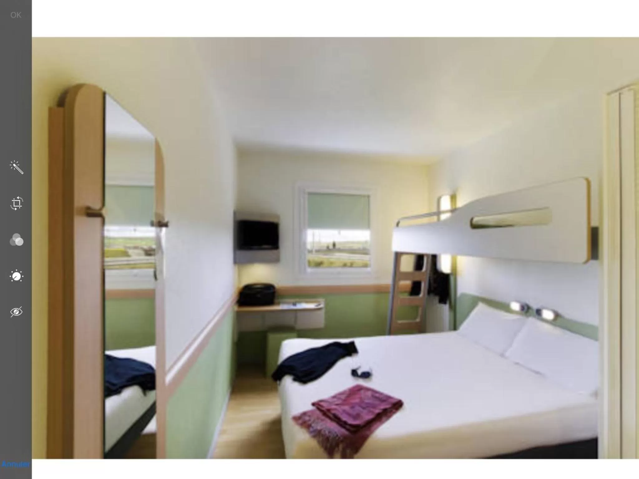 Photo of the whole room, Bed in Hotel Ibis Budget Deauville