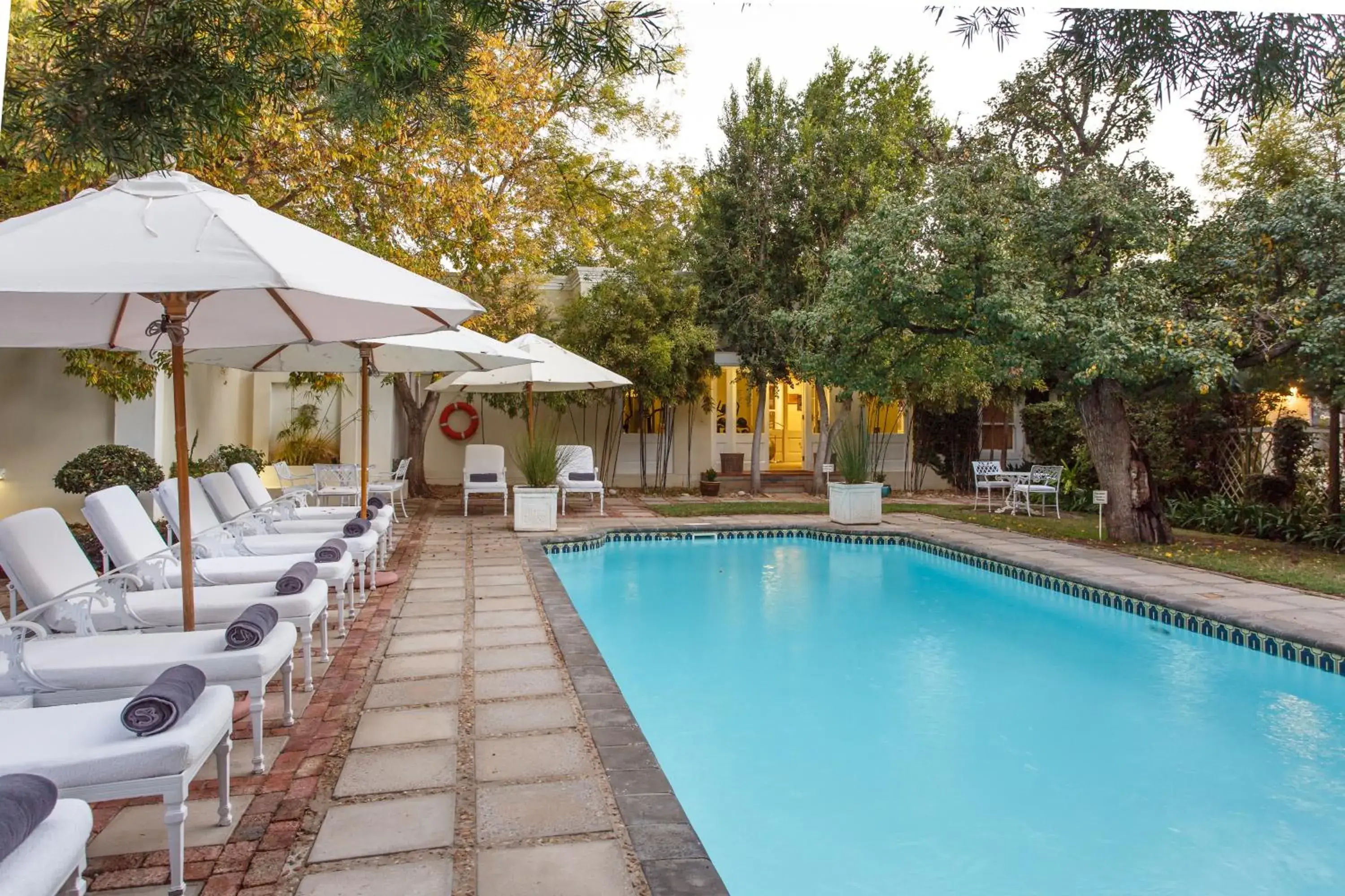 Garden, Swimming Pool in Rosenhof Boutique Hotel