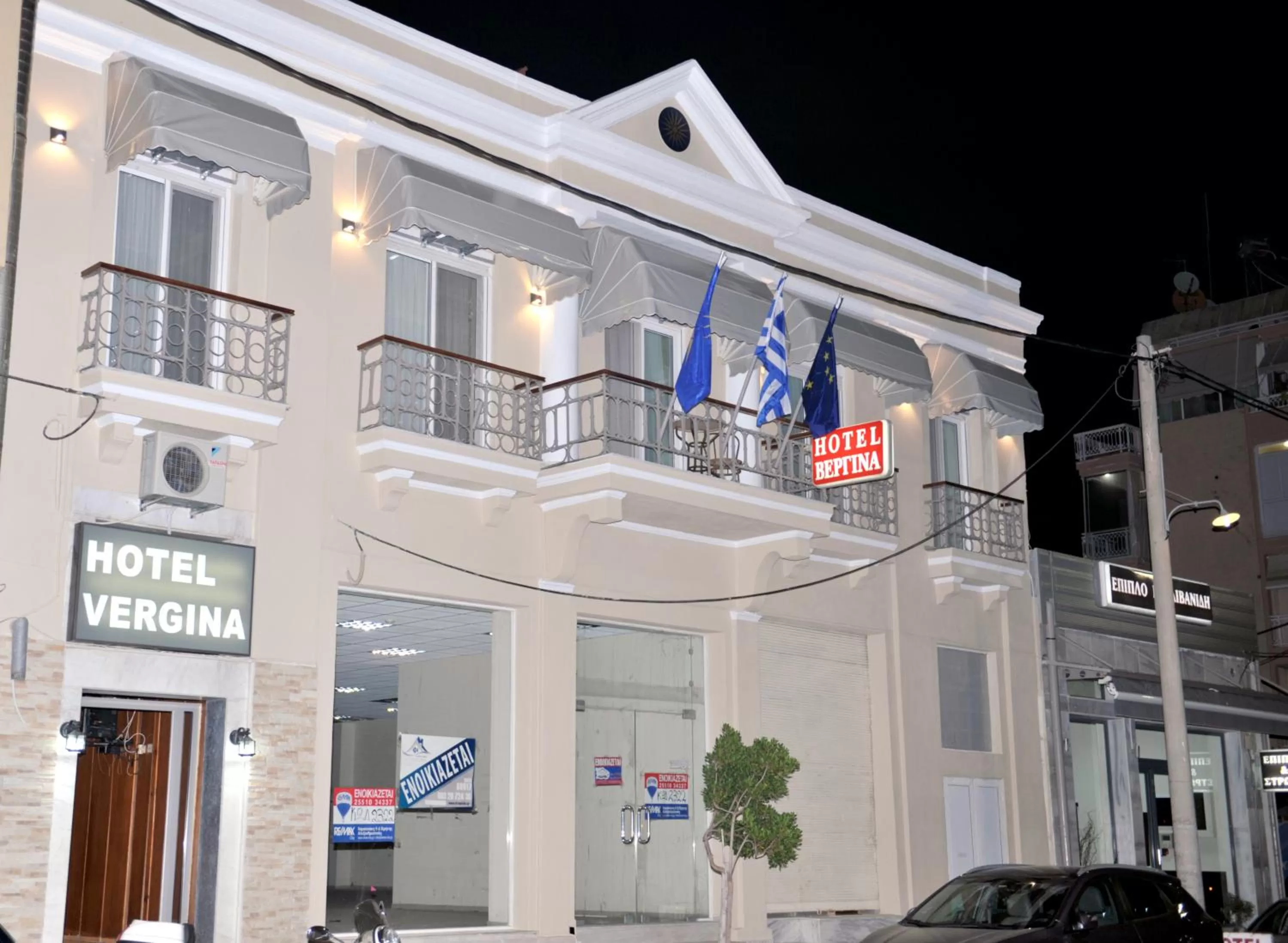 Facade/entrance in Hotel Vergina