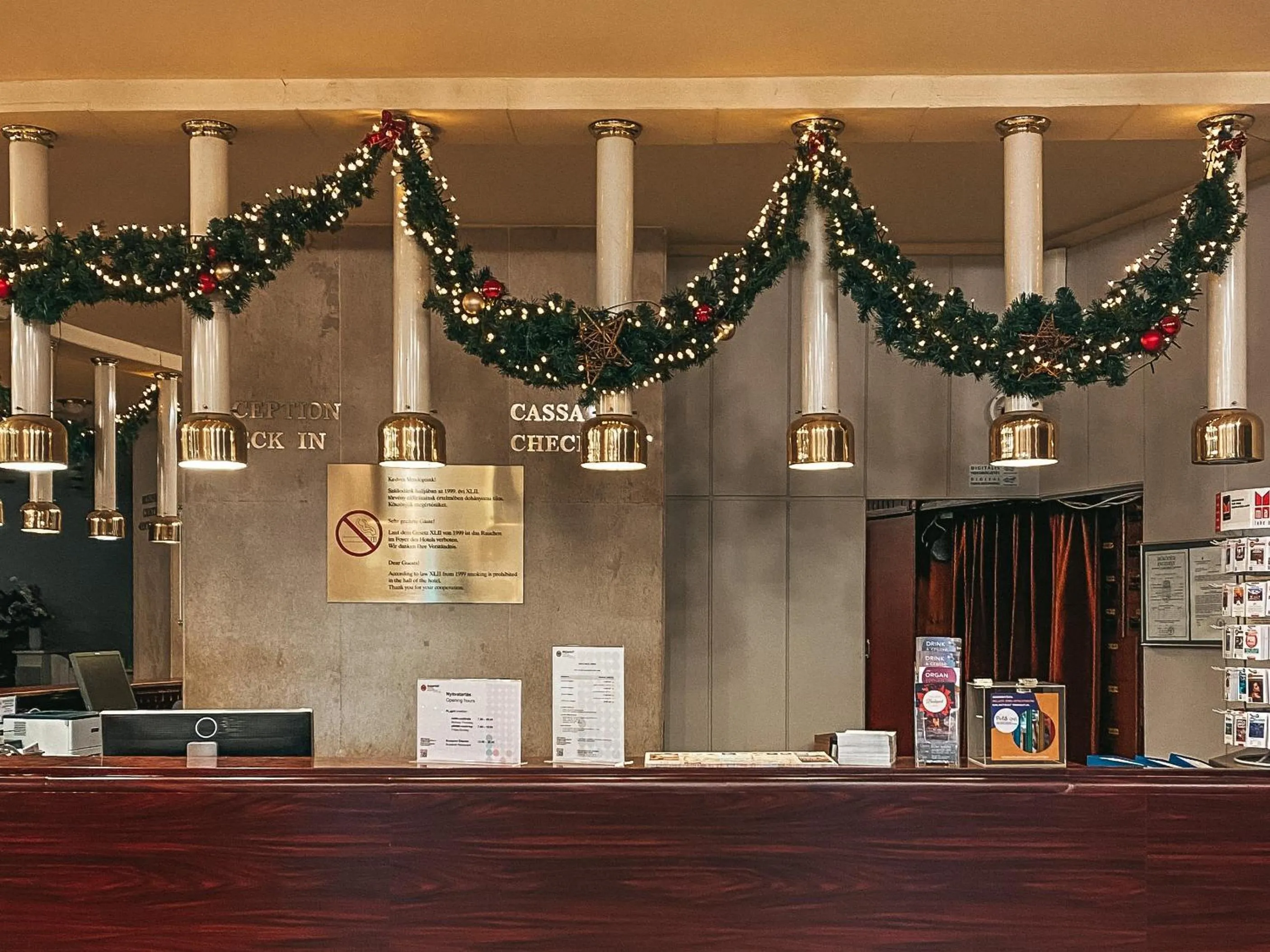 Lobby or reception in Hotel Budapest