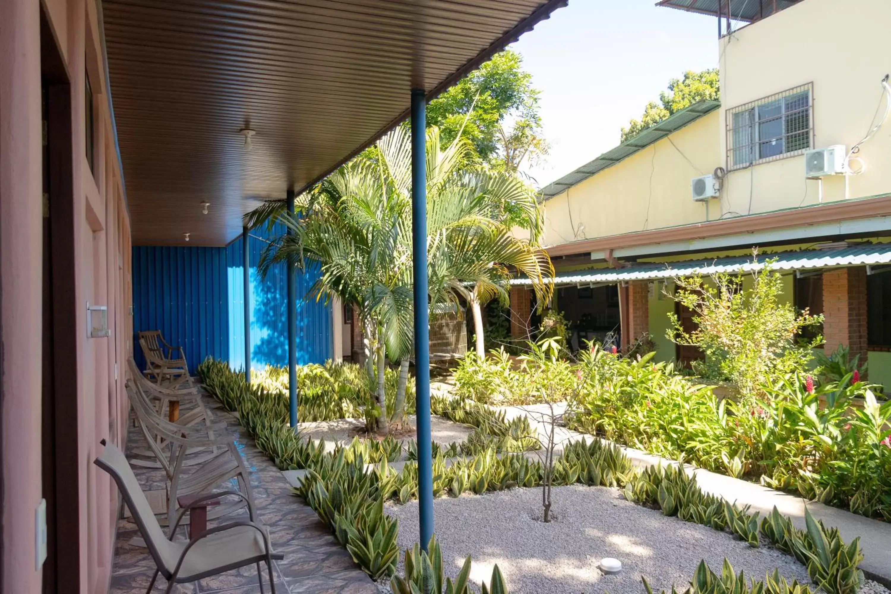 Patio in Hotel Villa Hermosa