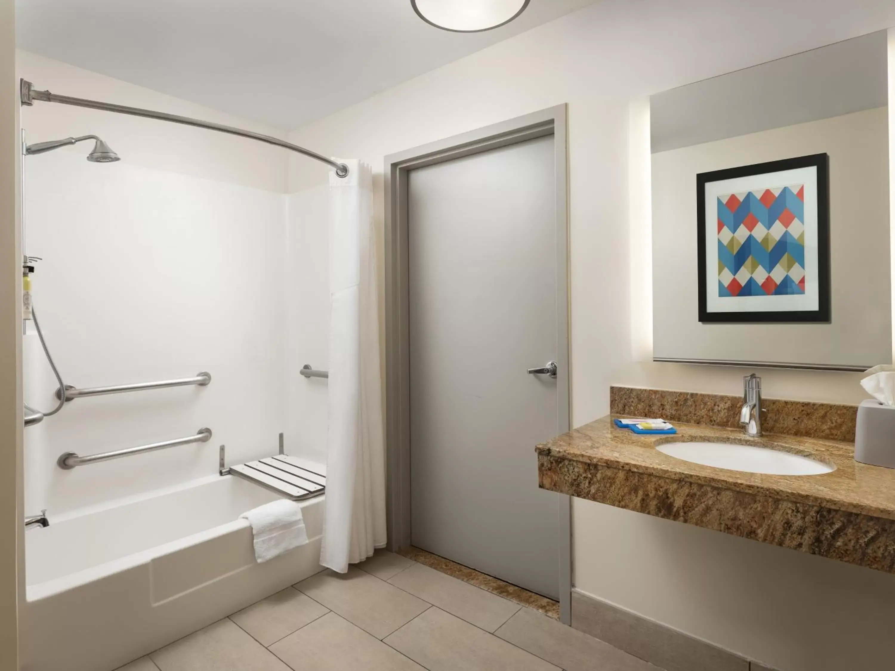 Bathroom in Holiday Inn Express Hotel & Suites Belmont, an IHG Hotel