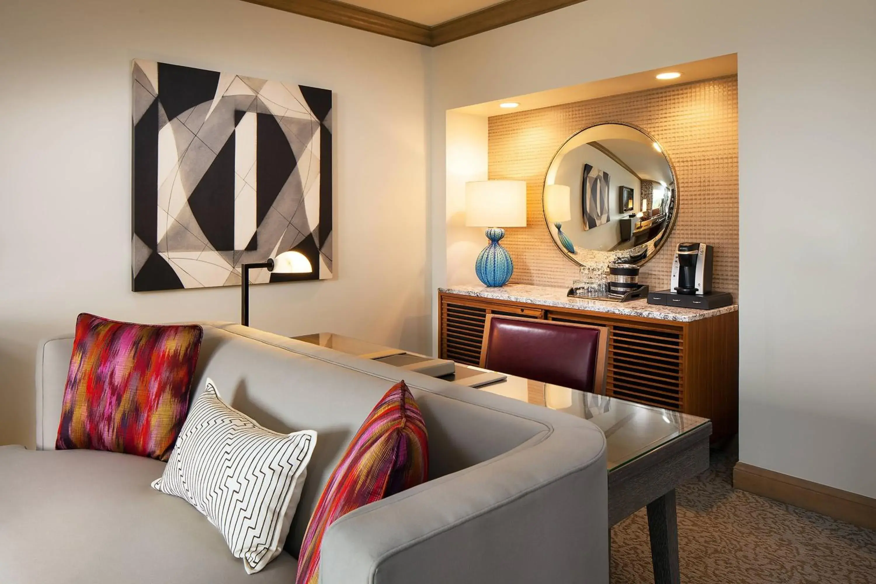 Living room, Seating Area in The Canyon Suites At The Phoenician, A Luxury Collection Resort