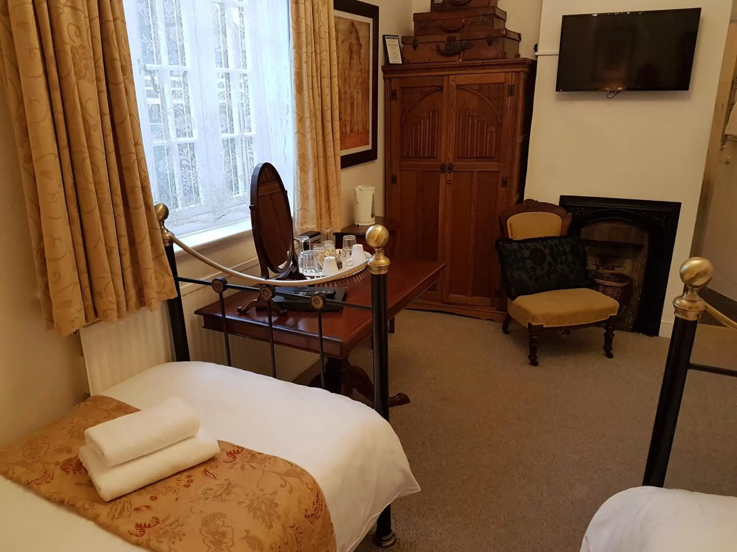 Bedroom, Seating Area in Gothic House