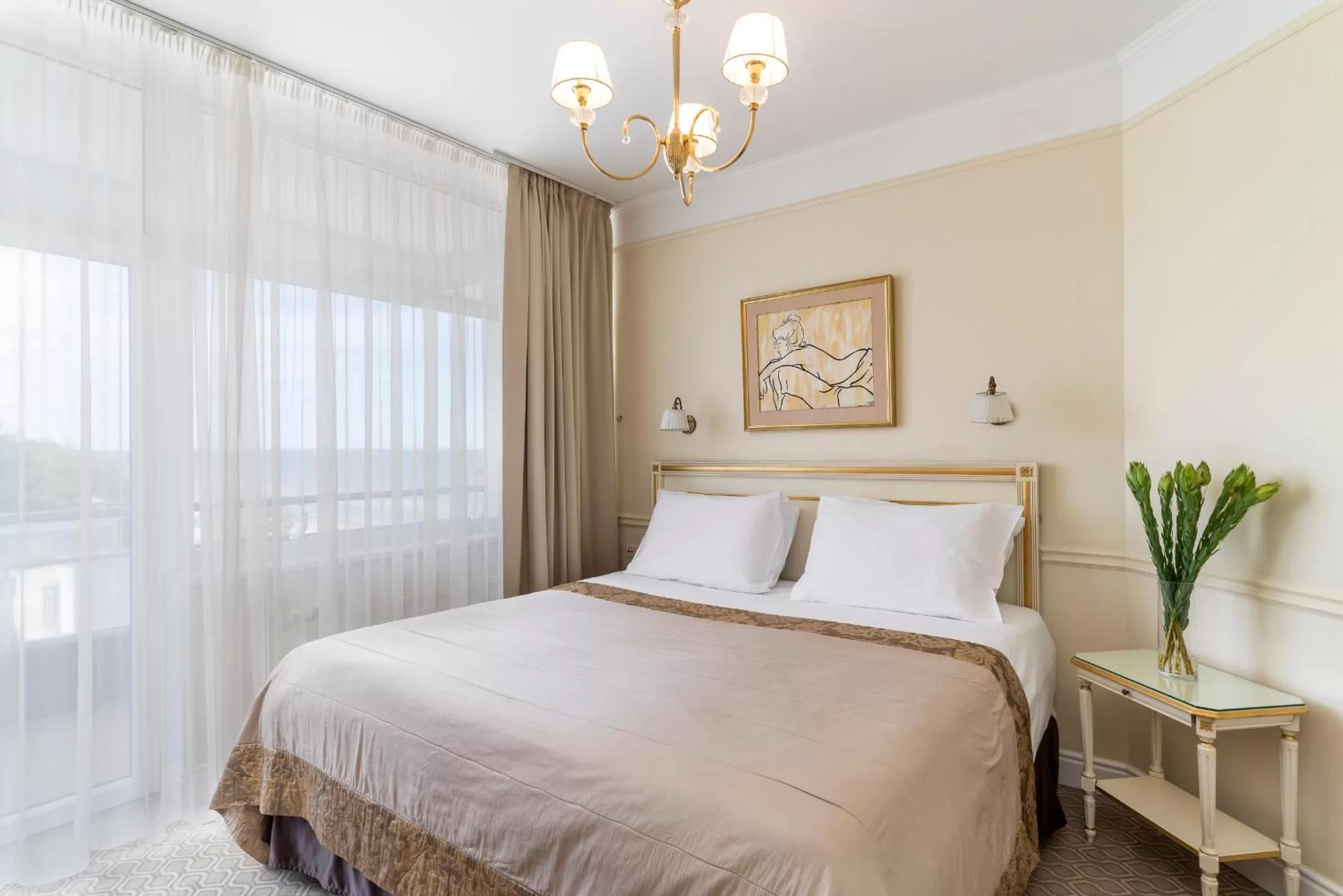 Bed in Baltic Beach Hotel & SPA