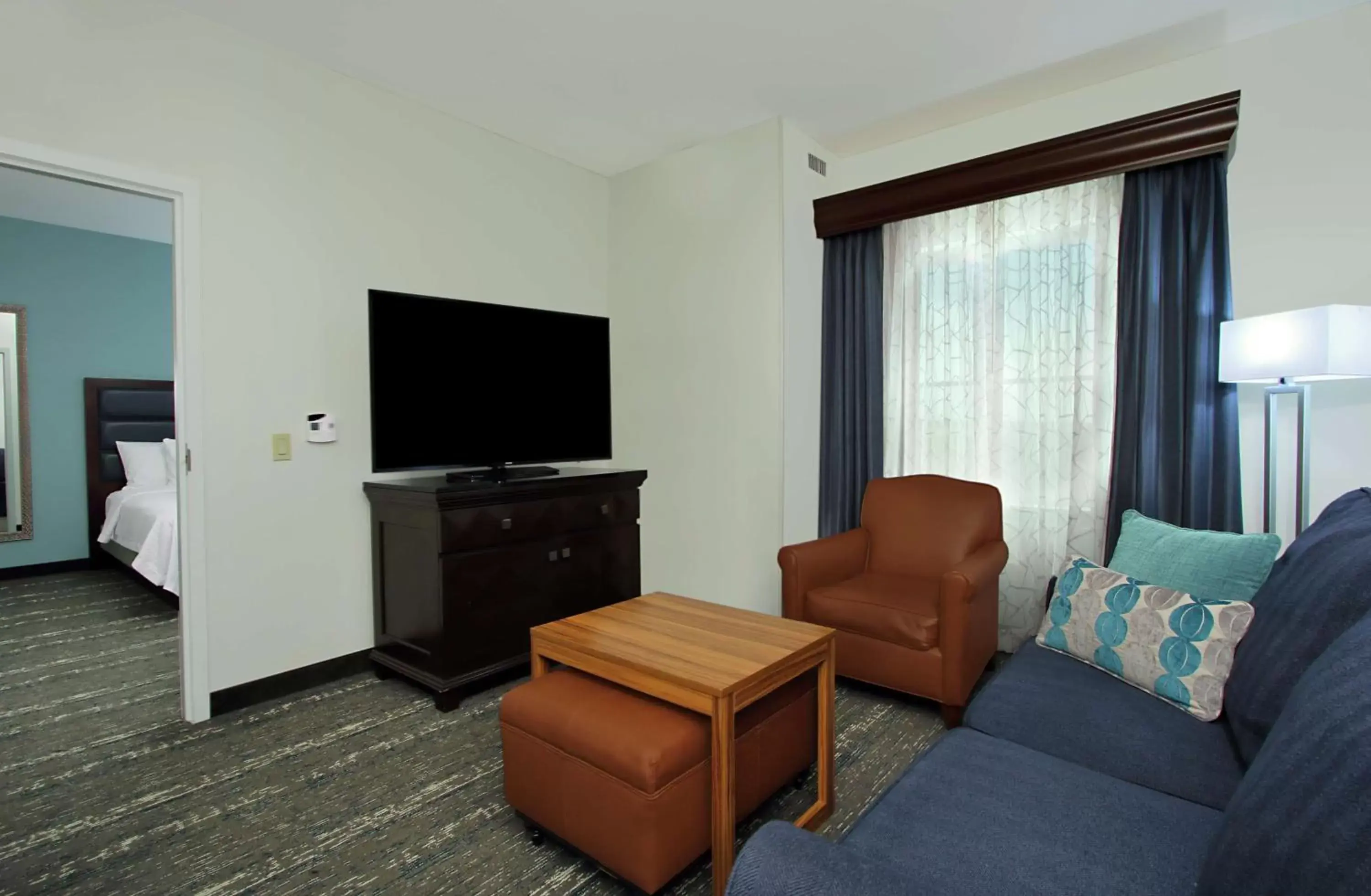 Living room, Seating Area in Homewood Suites by Hilton Fort Lauderdale Airport-Cruise Port