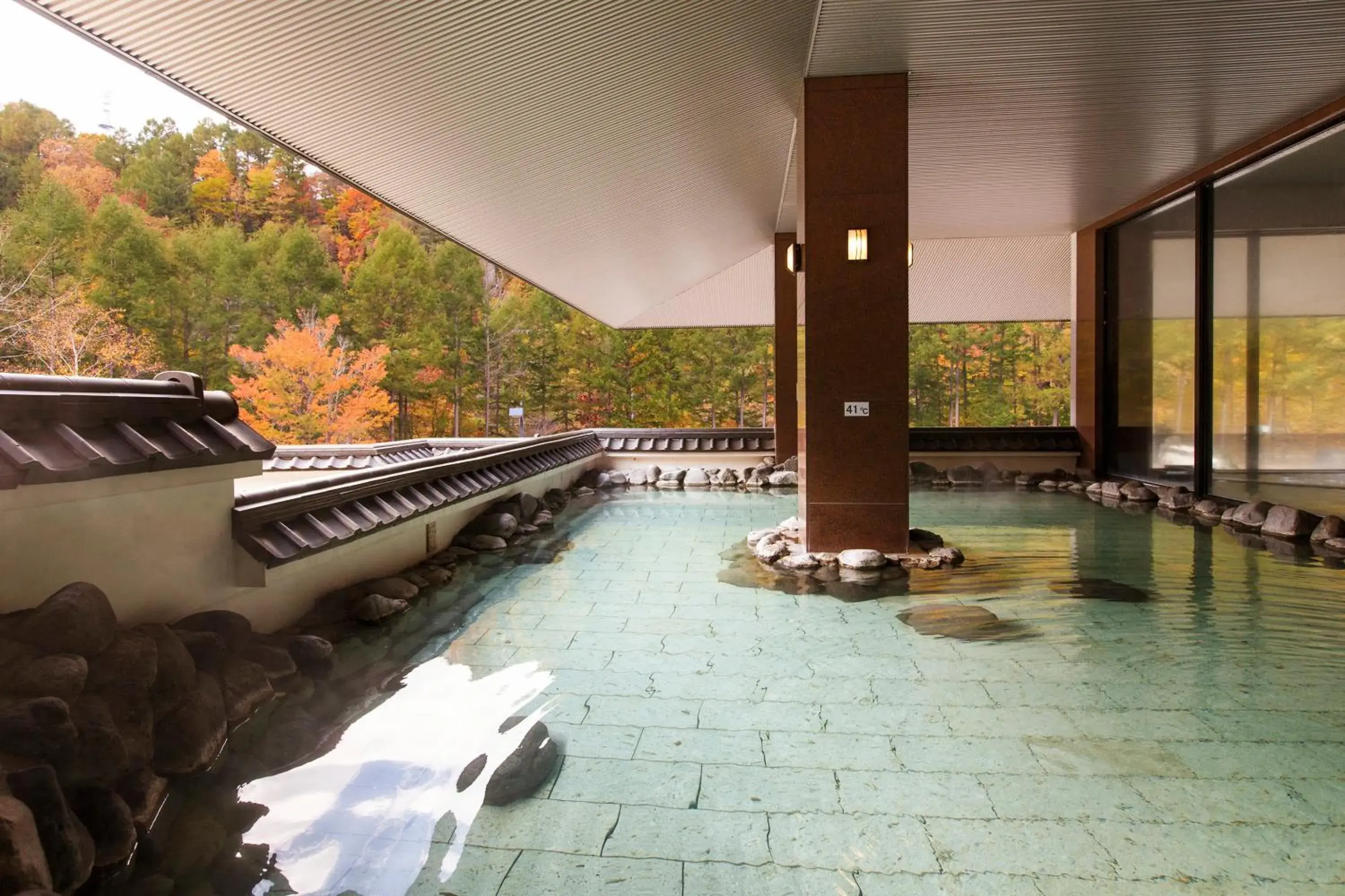 Open Air Bath, Swimming Pool in Kitayuzawa Mori no Soraniwa
