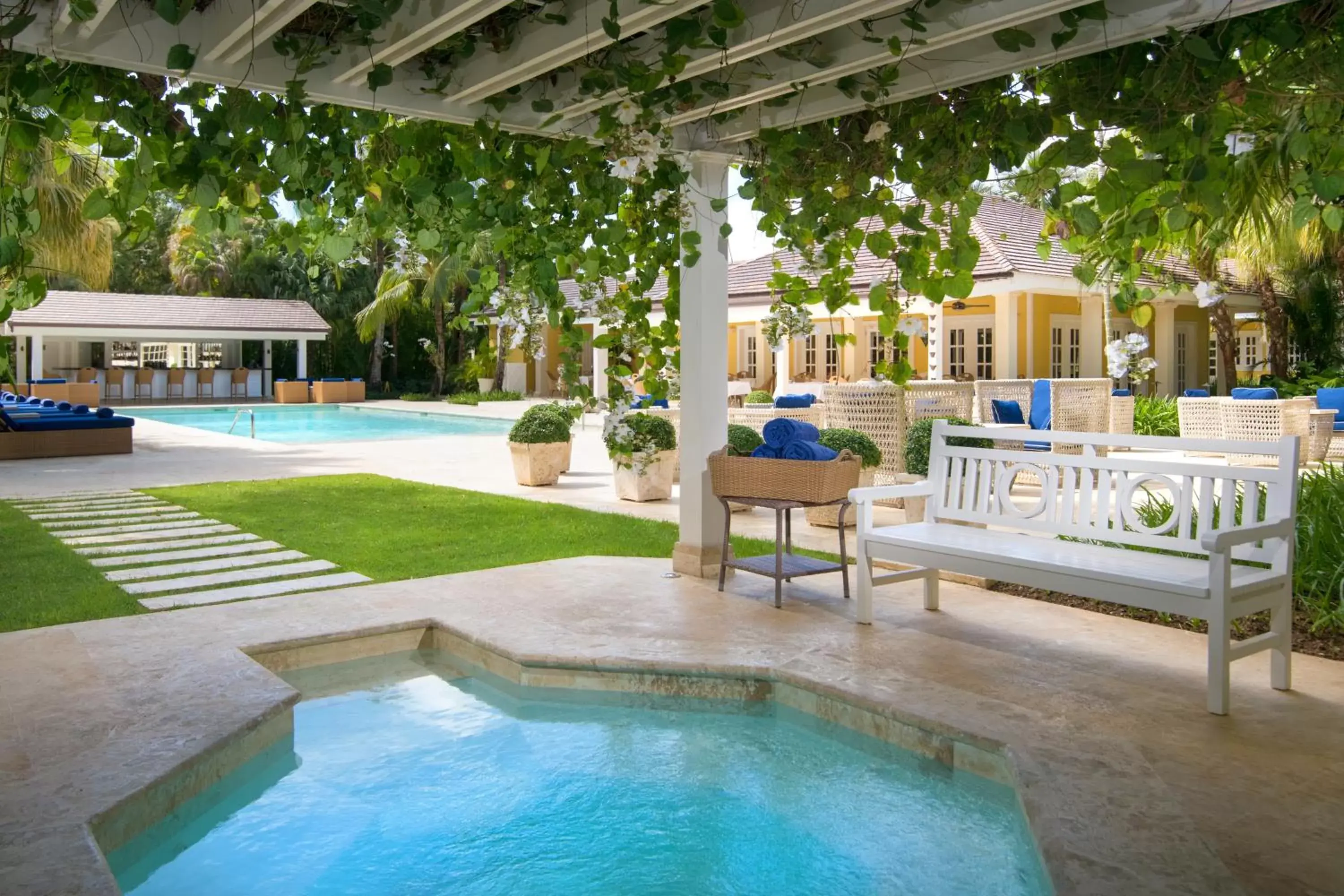 Seating area, Swimming Pool in Tortuga Bay