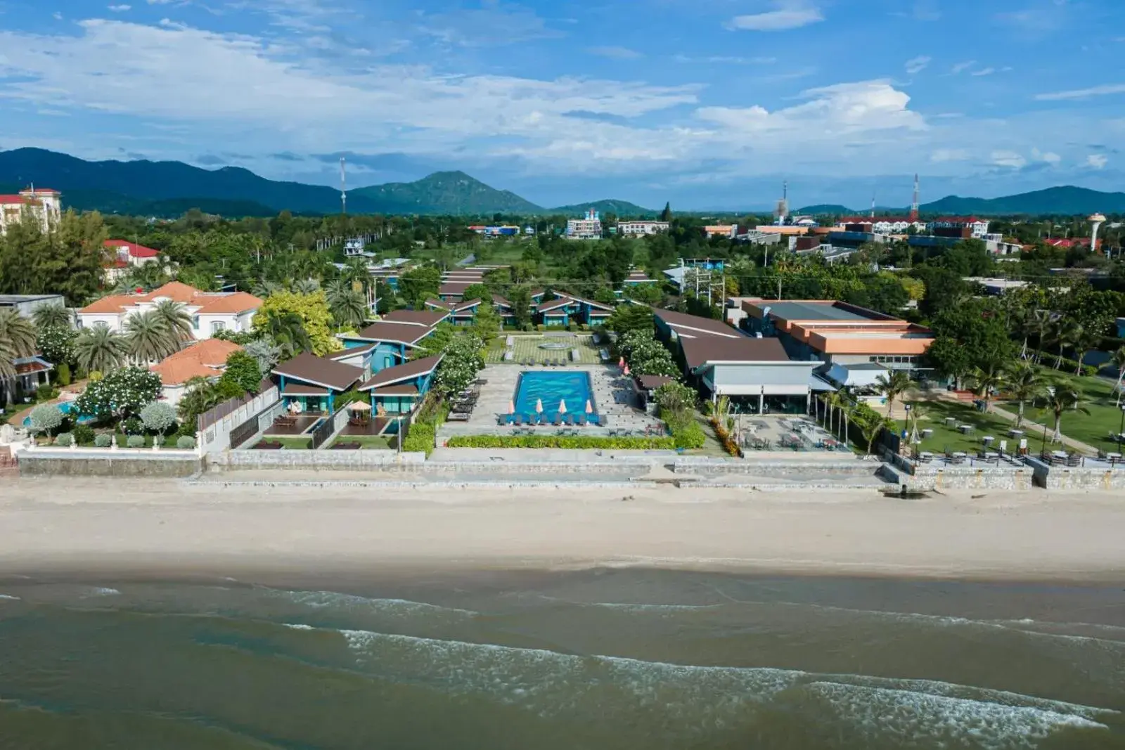 Bird's eye view, Bird's-eye View in Coral Tree Villa Huahin